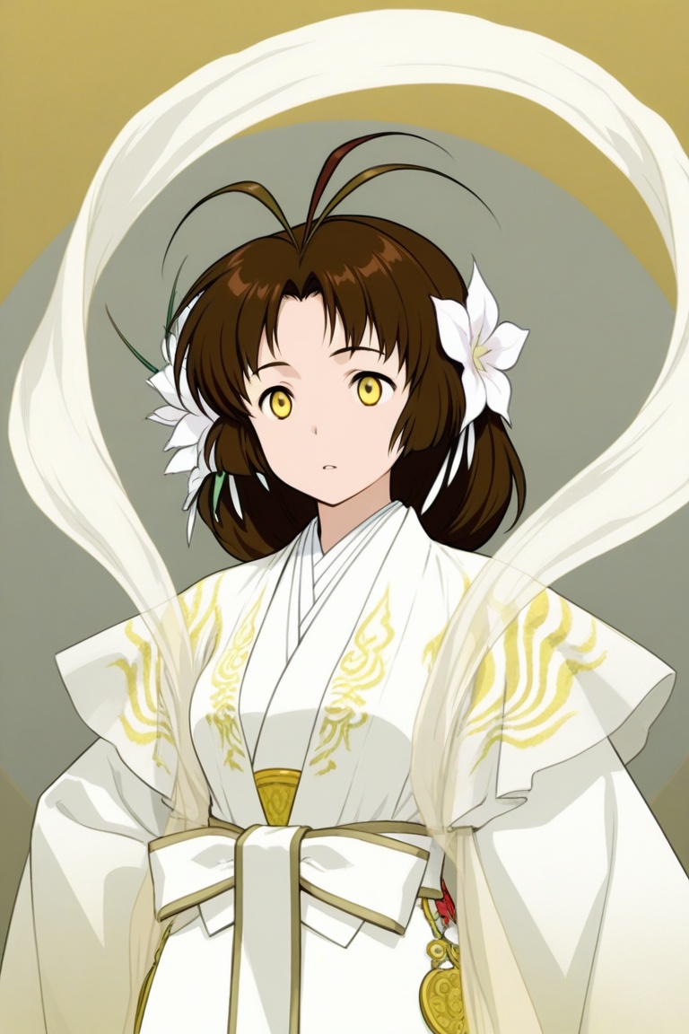 hiruko,  hair flower,  antenna hair on Tensor.Art