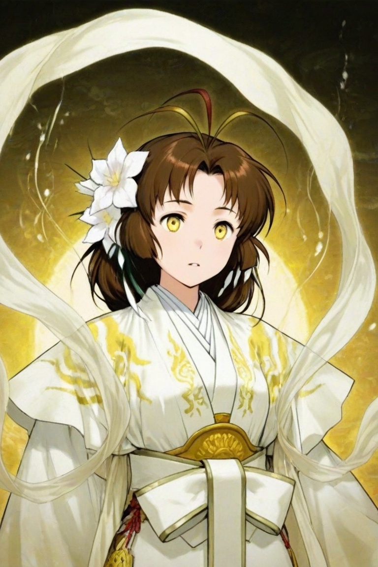 hiruko,  hair flower,  antenna hair on Tensor.Art