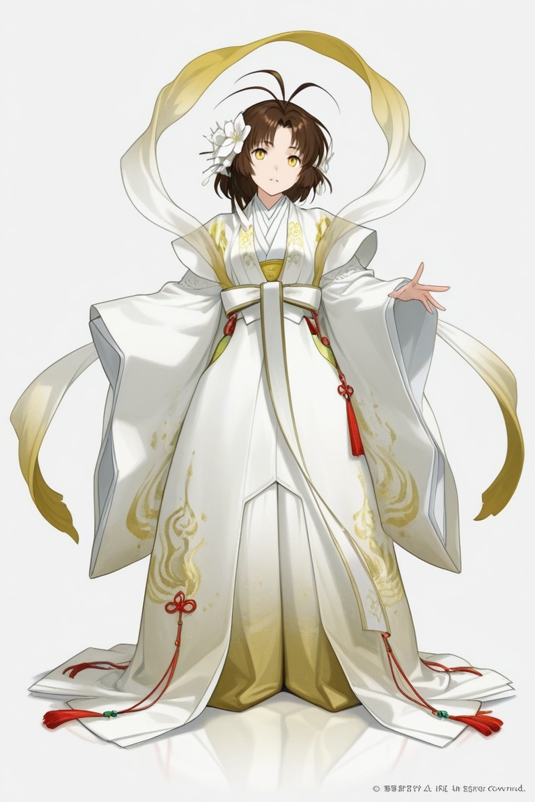 hiruko,  hair flower,  antenna hair on Tensor.Art