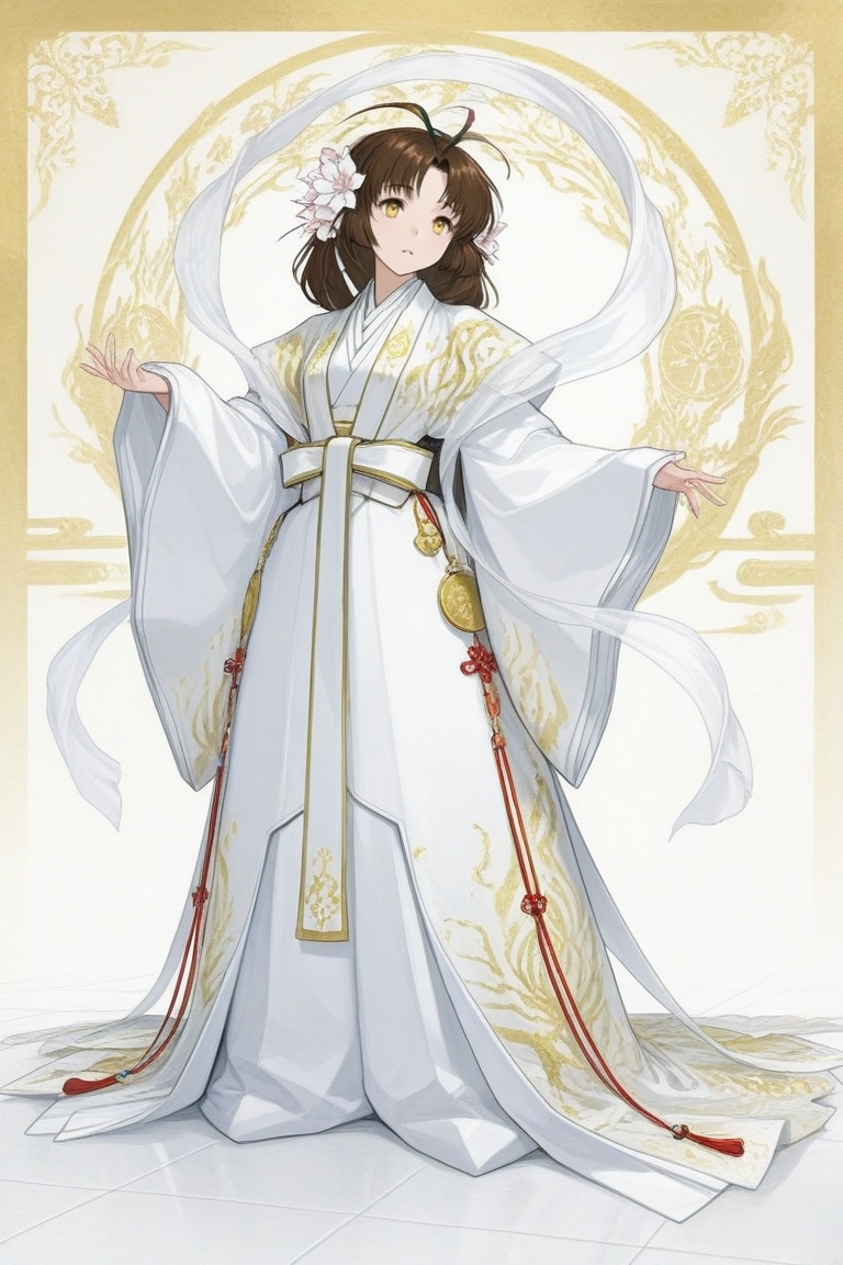 hiruko,  hair flower,  antenna hair on Tensor.Art