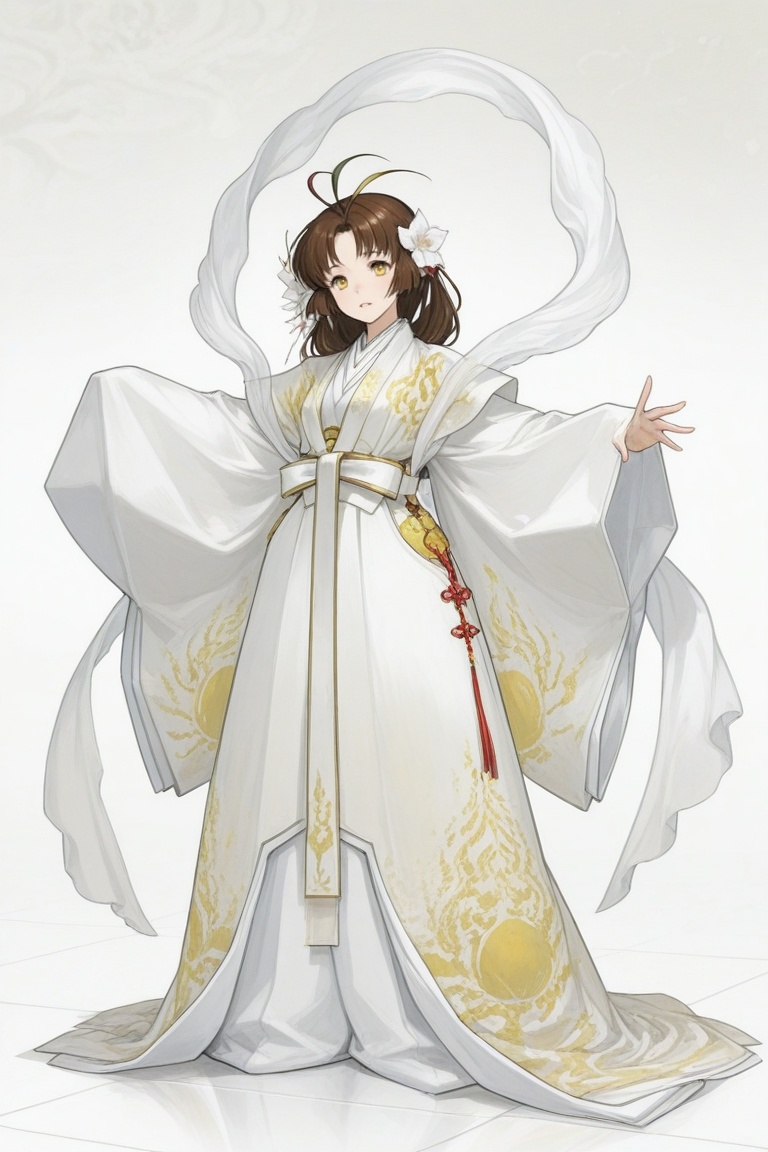 hiruko,  hair flower,  antenna hair on Tensor.Art