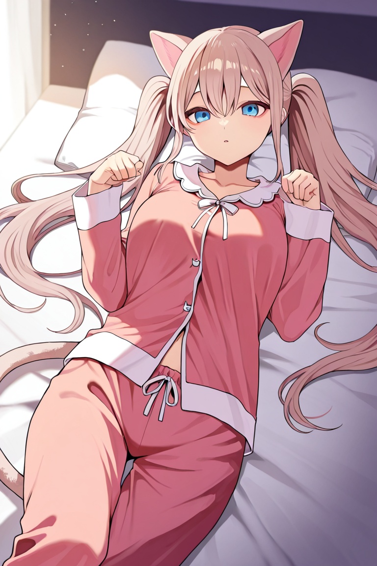 myamuraerina,  twintails,  cat ear on Tensor.Art