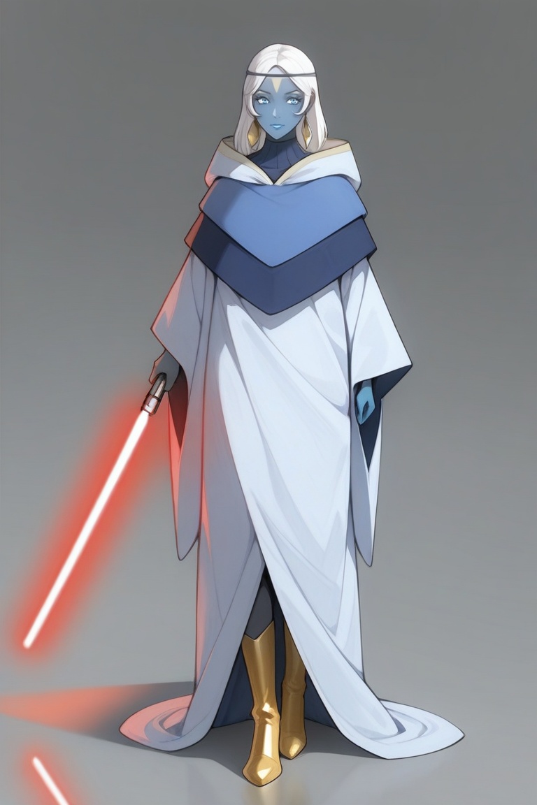 niizo,  mature female,  white hair on Tensor.Art