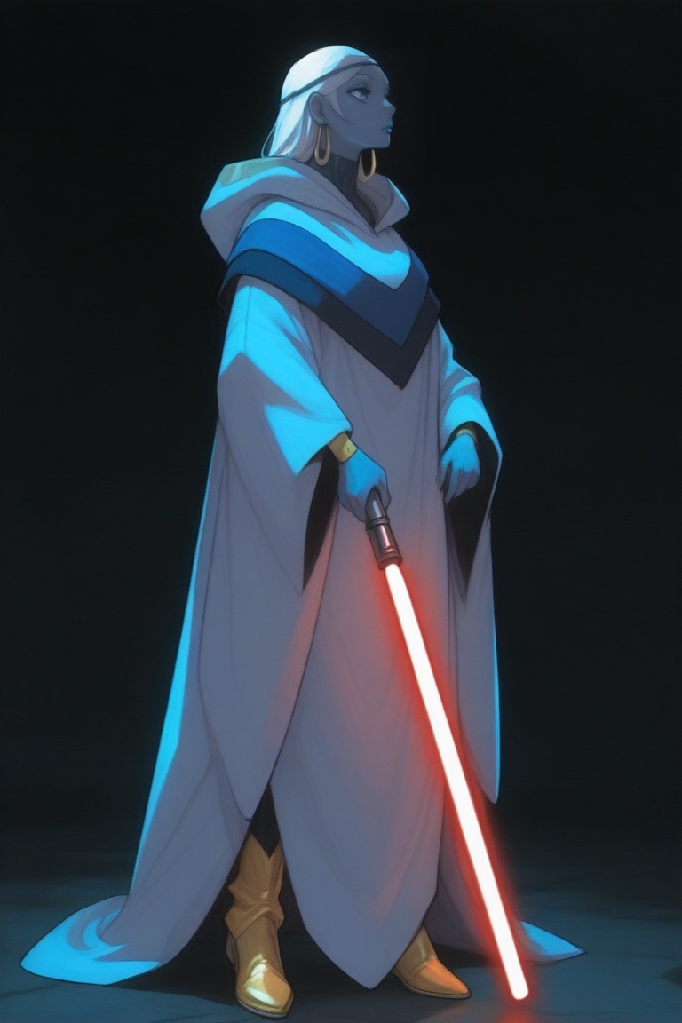 niizo,  mature female,  white hair on Tensor.Art