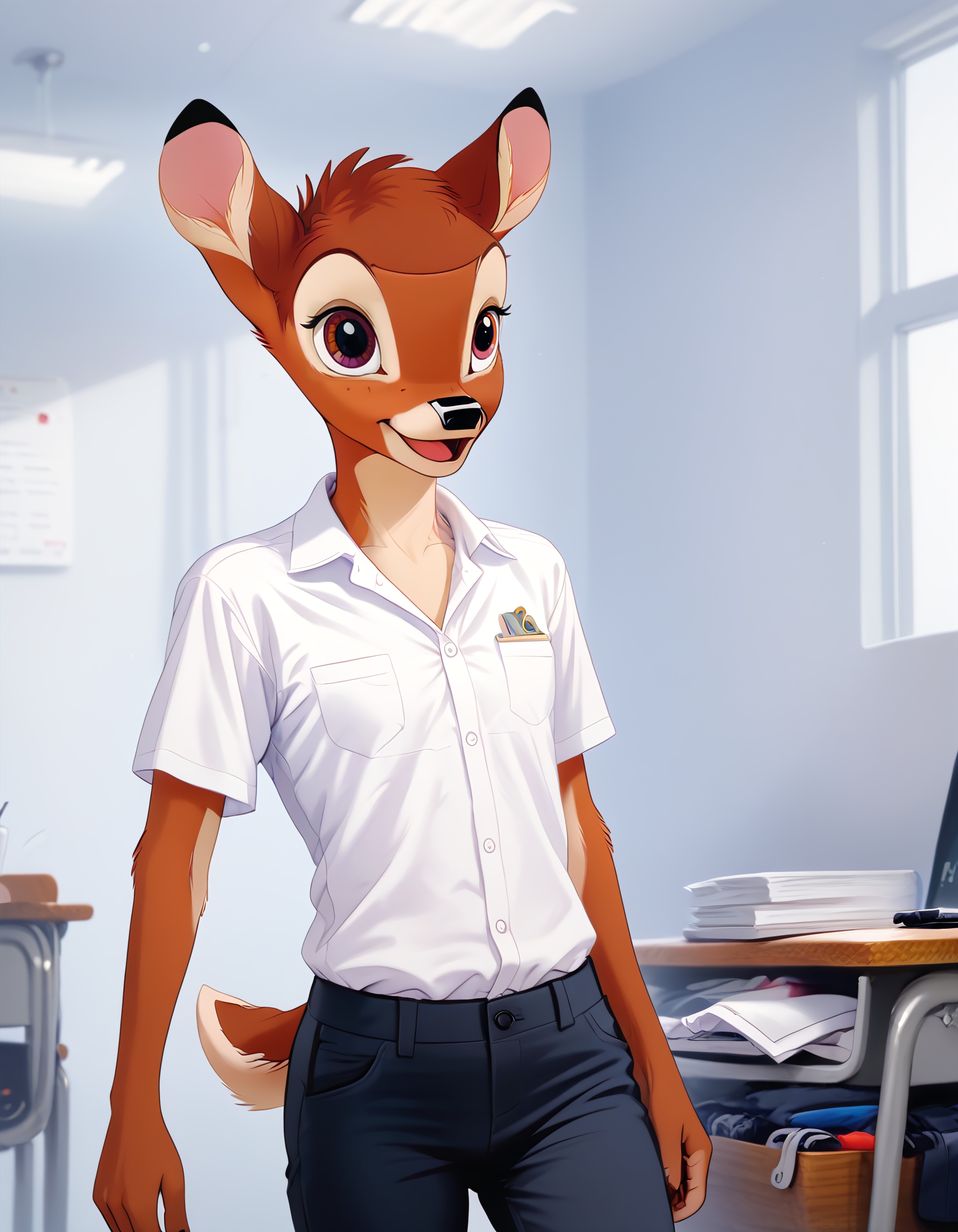 bambi,  deer,  male on Tensor.Art