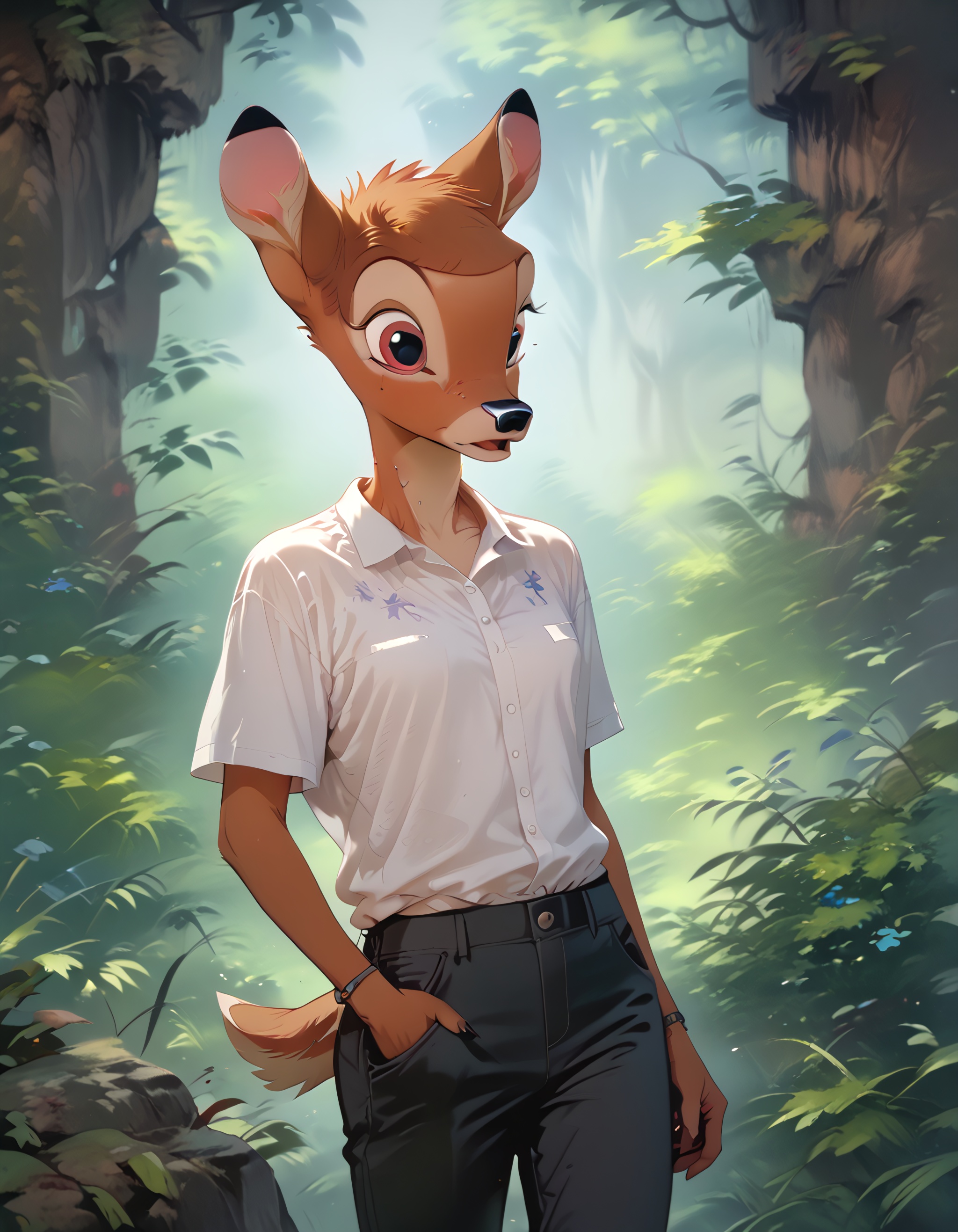 bambi,  deer,  hyper detailed on Tensor.Art