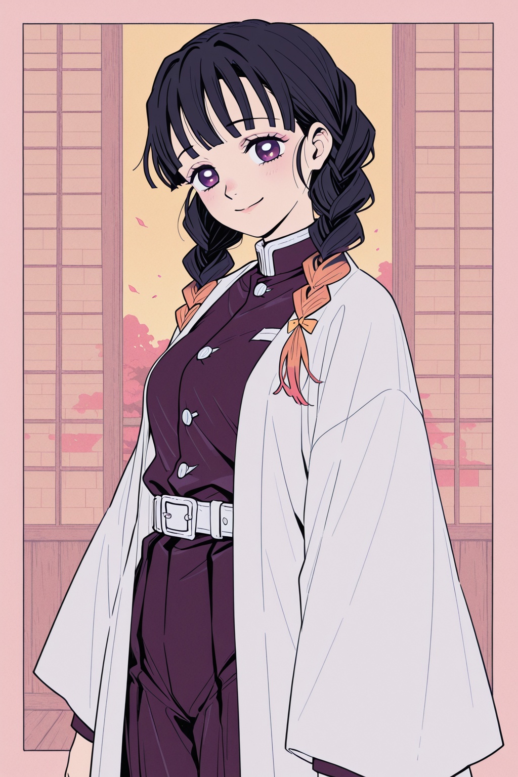 1girl,  kanao tsuyuri(demon slayer),  masterpiece on Tensor.Art