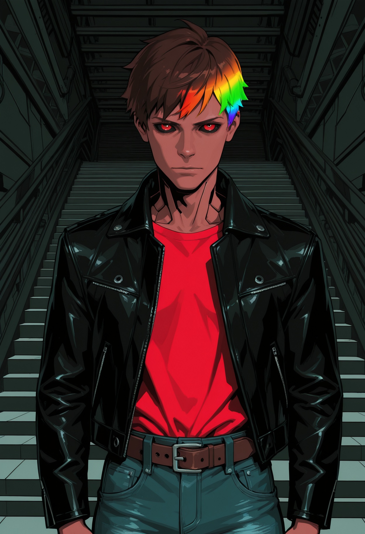 FltPop_Ills ,  Cyberpunk,  futuristic cybernetic cyborg on Tensor.Art