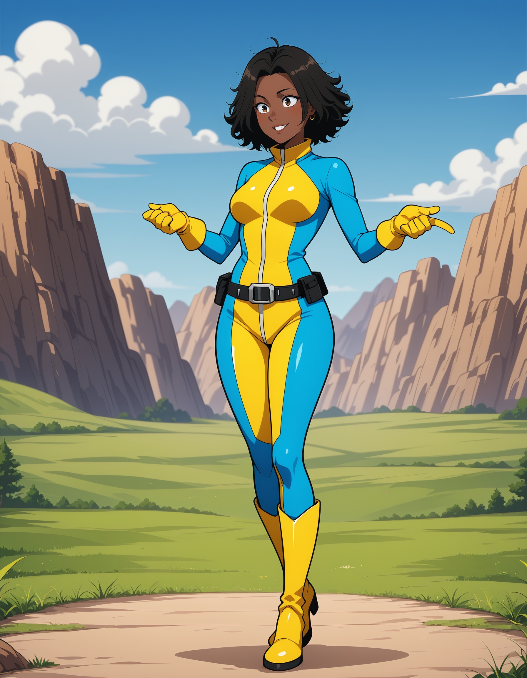 1girl,  solo,  dark skin on Tensor.Art