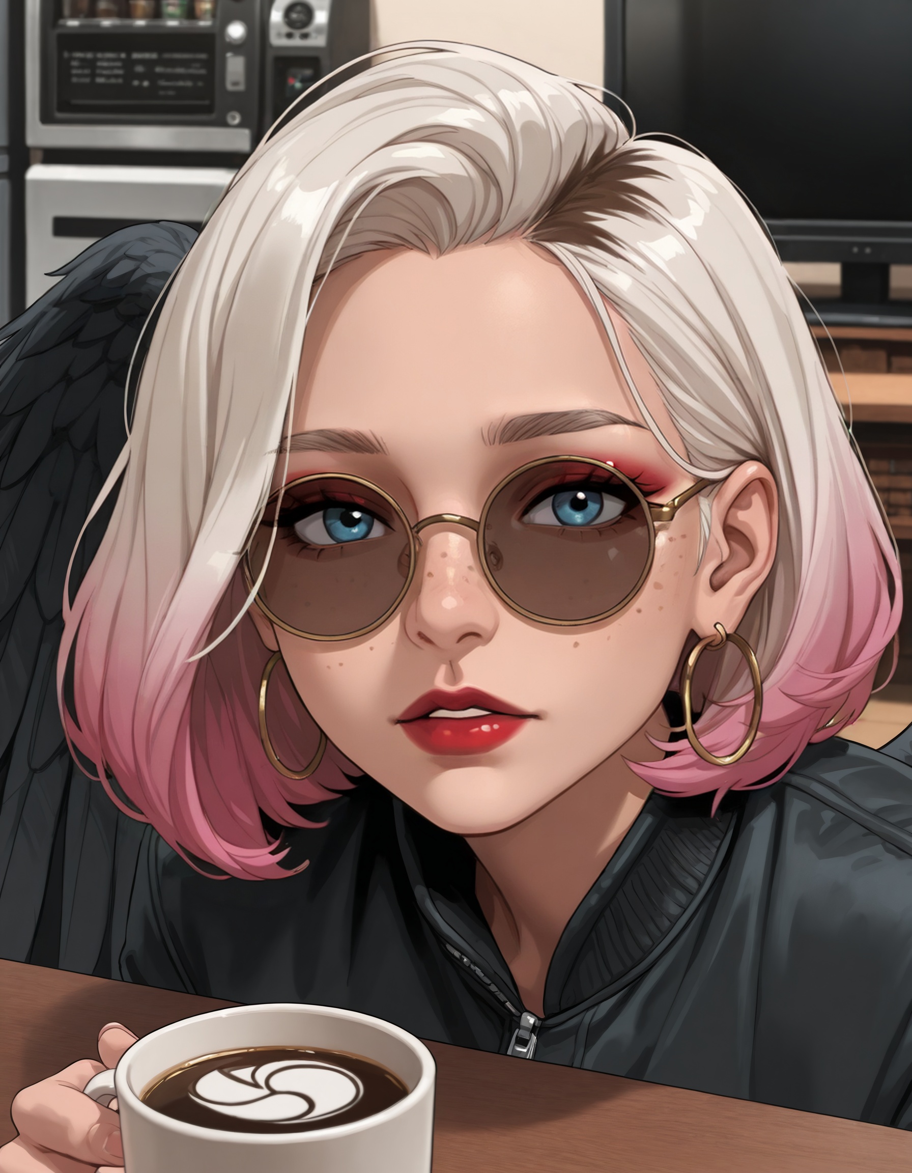 masterpiece,  best quality,  black wings on Tensor.Art