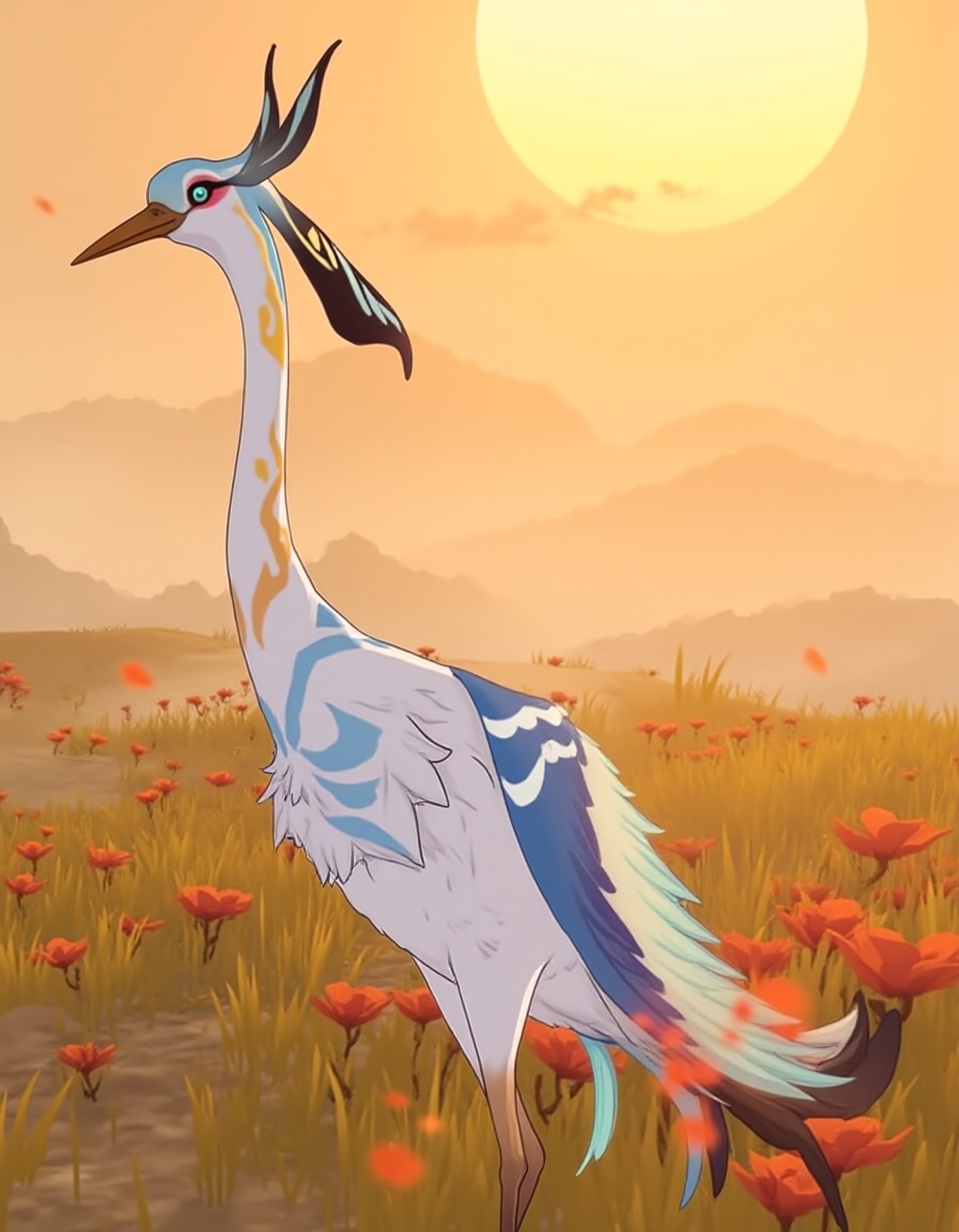 " xianyun,  bird,  crane on Tensor.Art