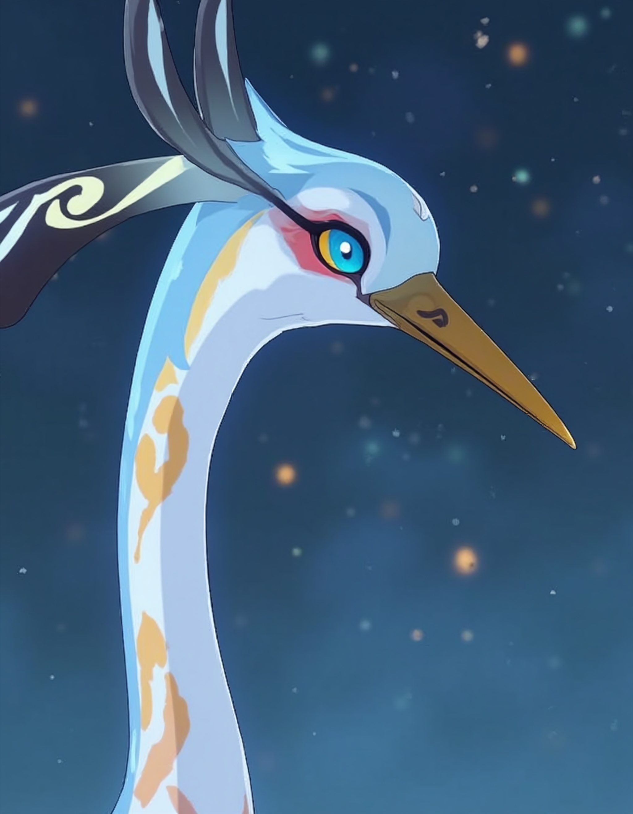 xianyun,  crane,  bird on Tensor.Art