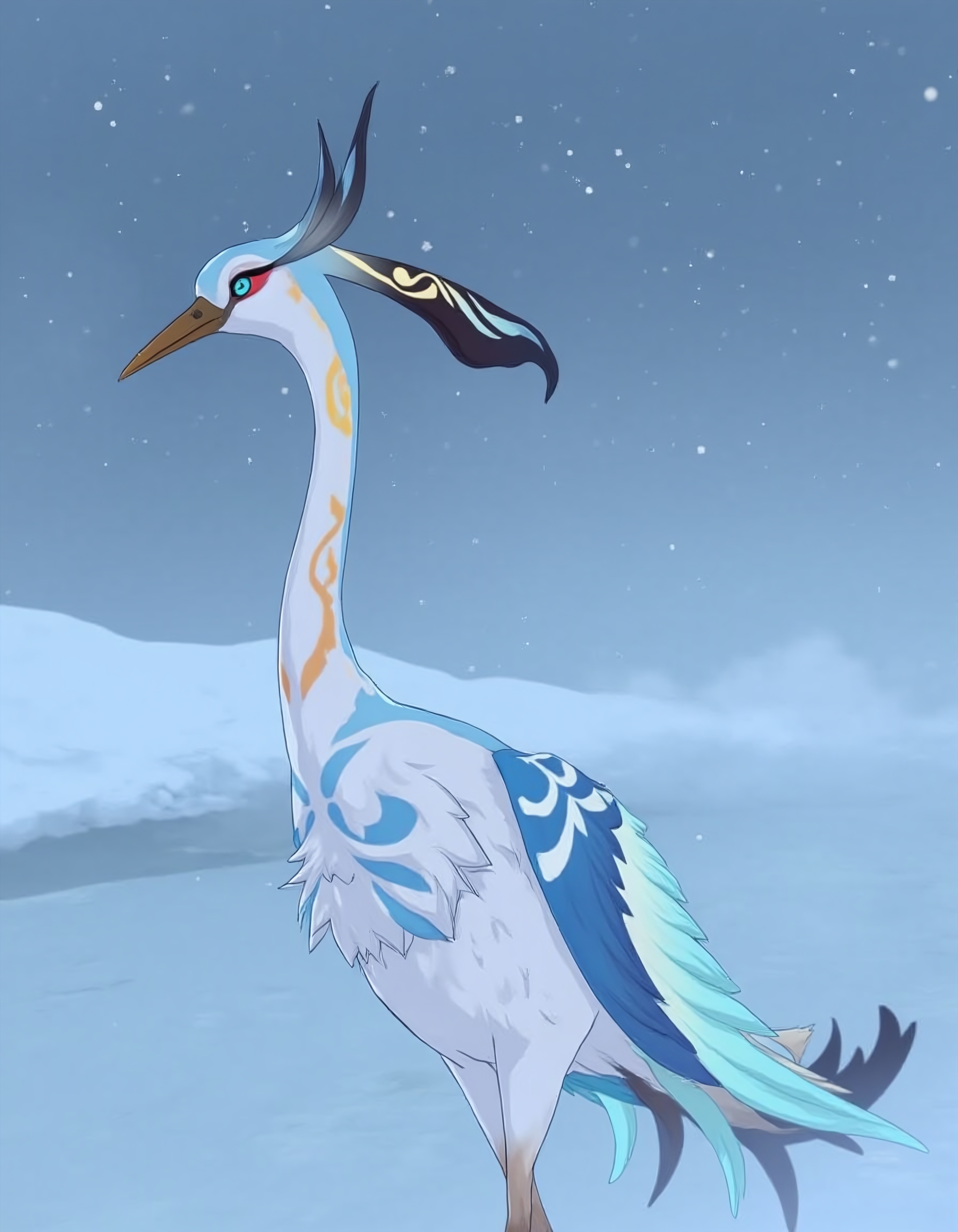 xianyun,  crane,  bird on Tensor.Art