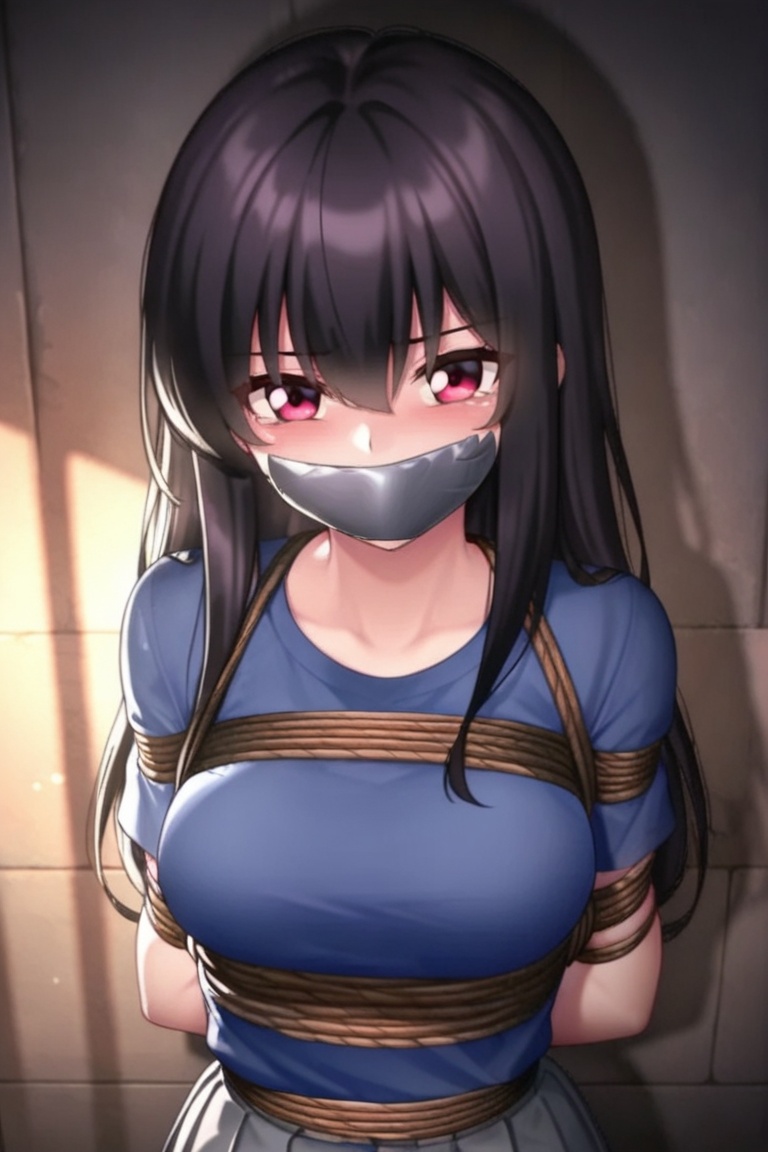 1girl,  solo,  bondage on Tensor.Art