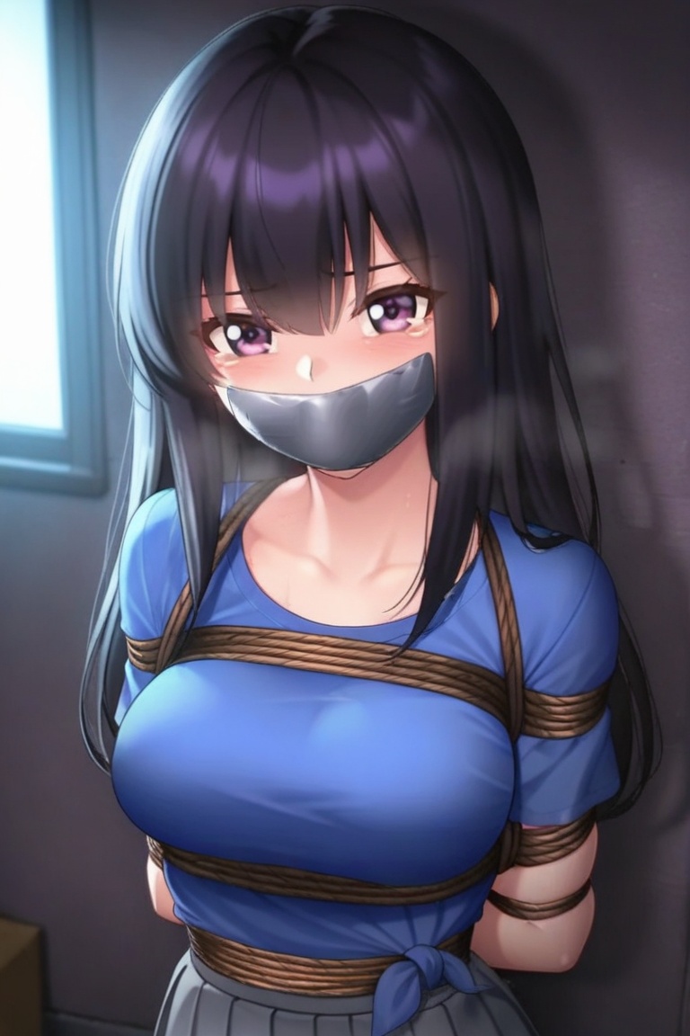 1girl,  solo,  bondage on Tensor.Art