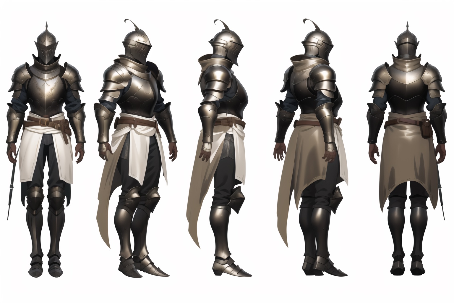 knight,  armor,  mask on Tensor.Art