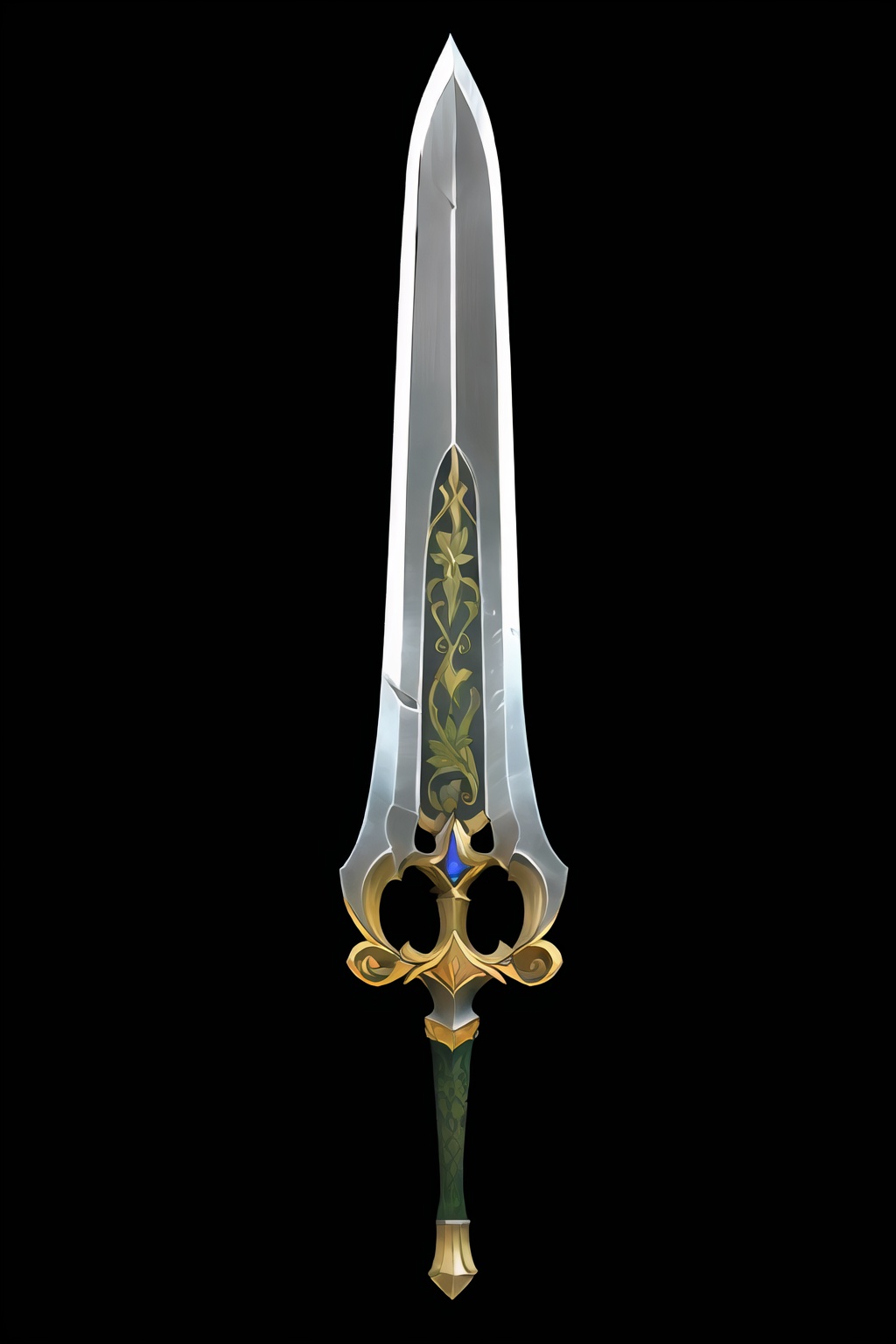 Game Art of sword in Painting Comix art style,  ,  best quality on Tensor.Art