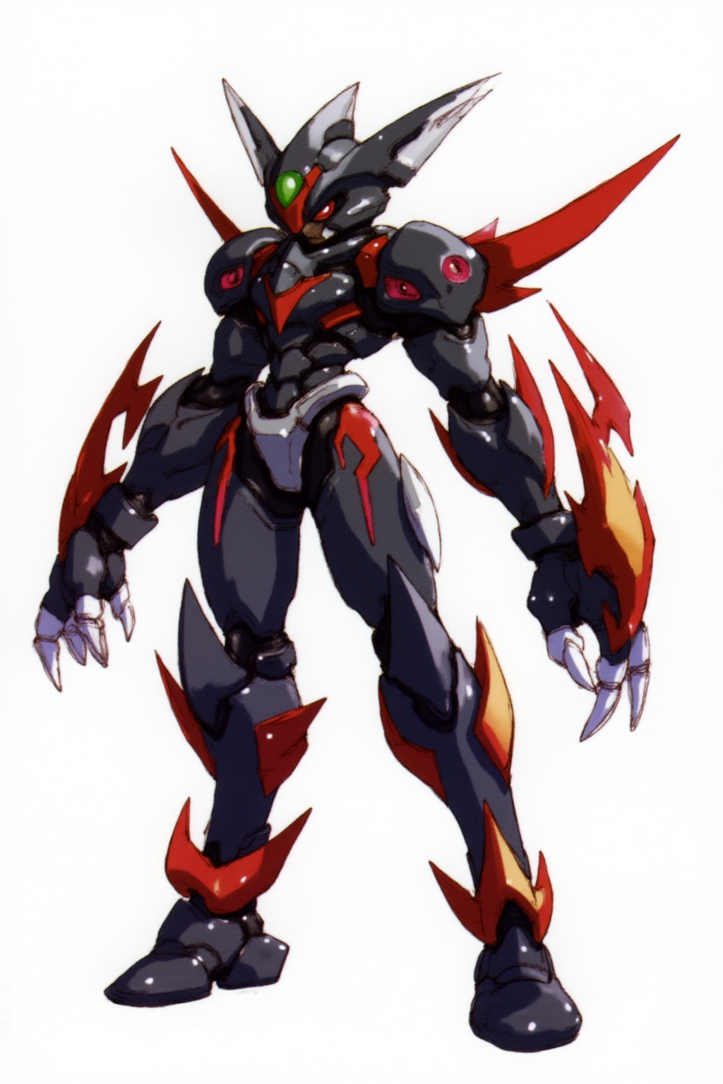 the full-body character design of an anime futuristic,  humanoid robot,  a futuristic on Tensor.Art