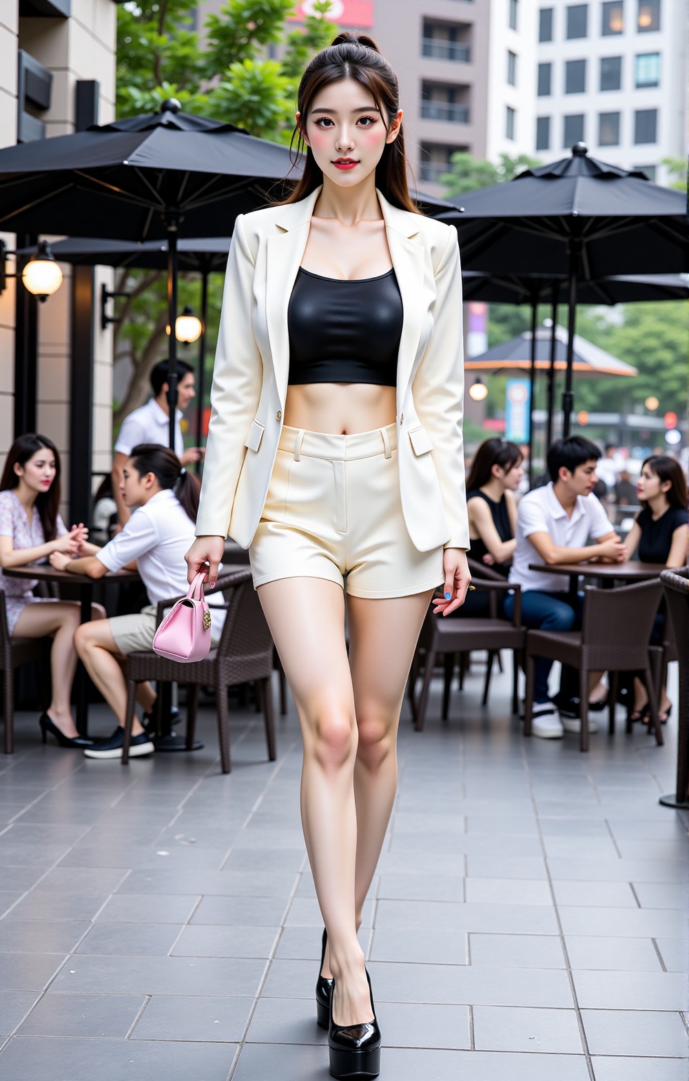 "Korean woman image: Beautiful Korean woman with very large I-cup breasts that seem like they will burst if you touch them...