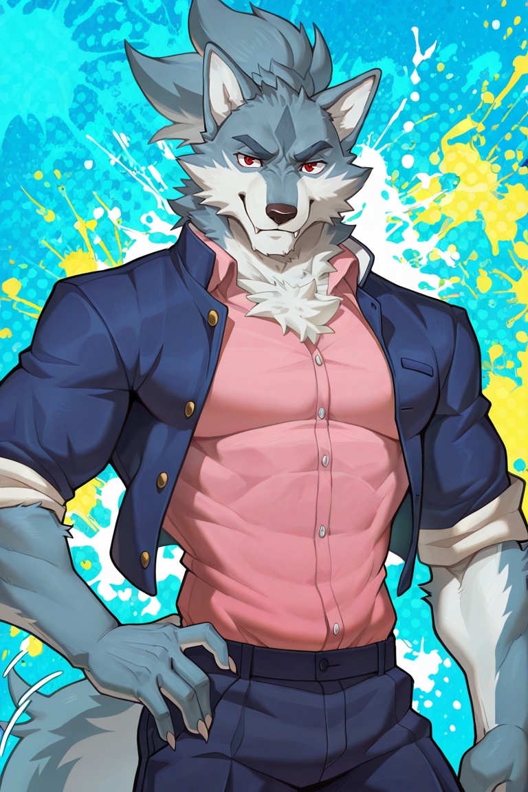 solo,  1boy,  male on Tensor.Art
