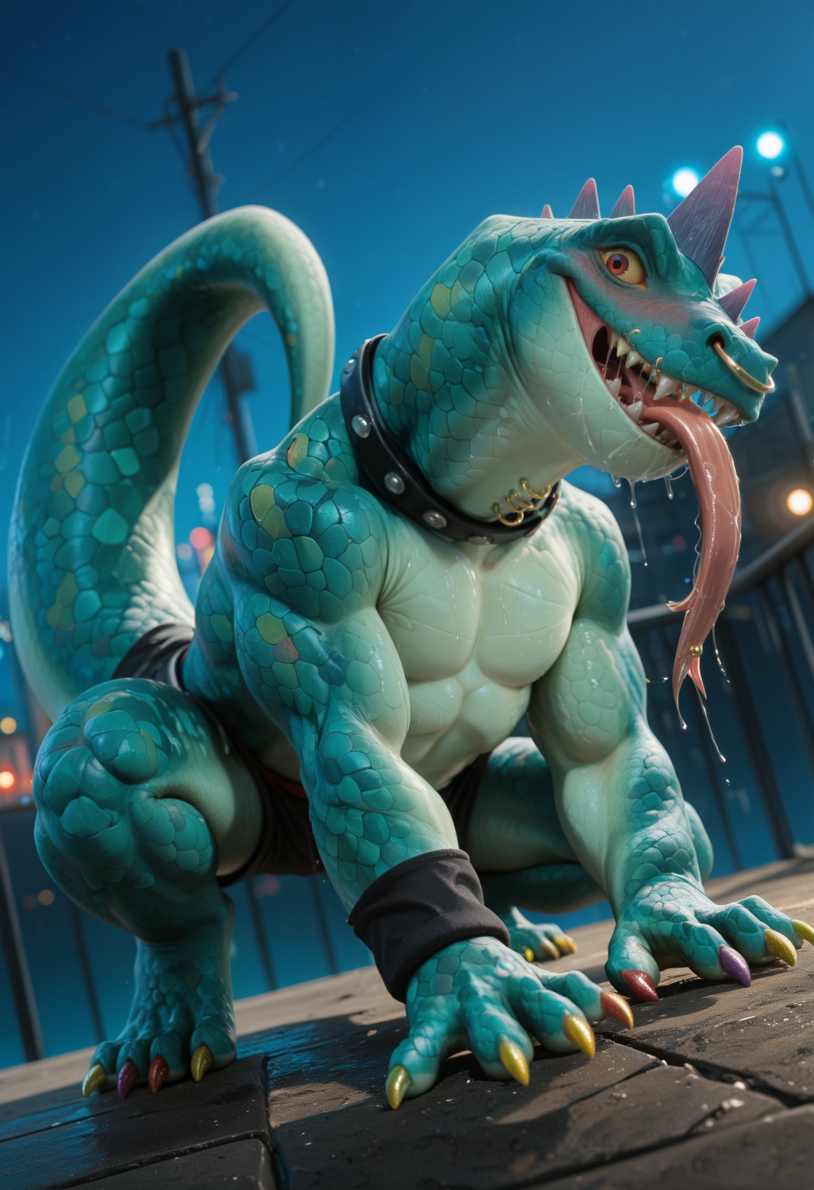 dutch angle,  lizard,  lizard on Tensor.Art