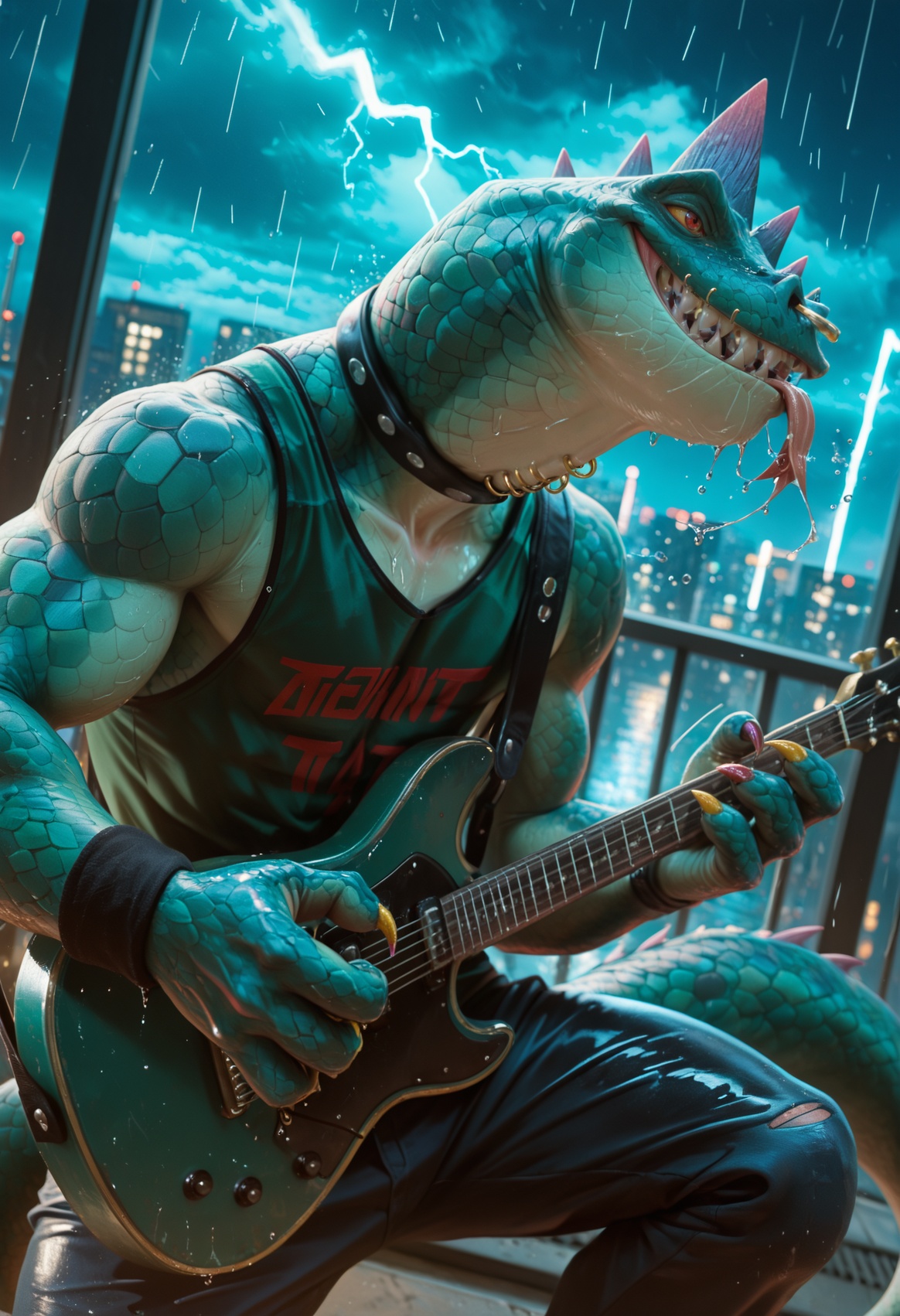 dutch angle,  lizard,  lizard on Tensor.Art
