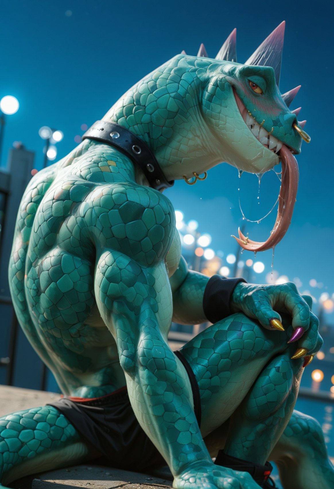 dutch angle,  lizard,  lizard on Tensor.Art