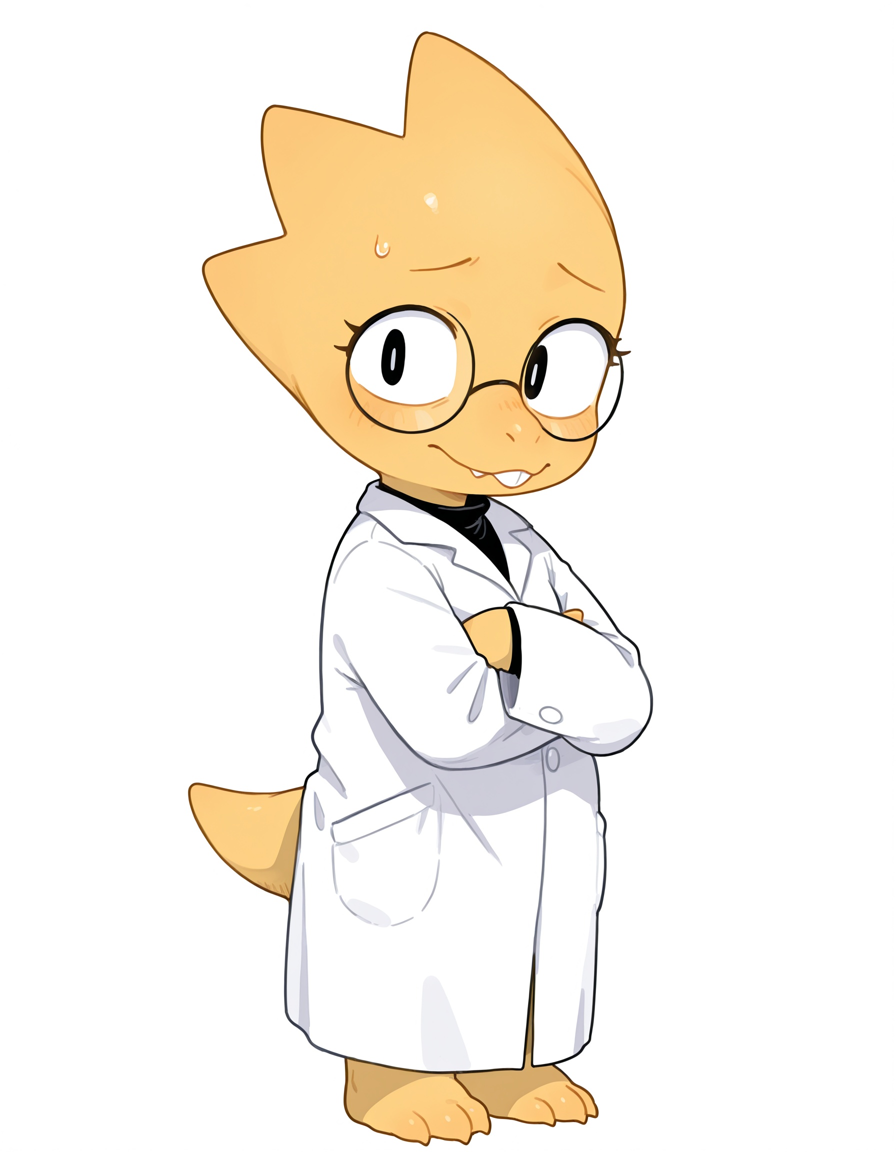 alphys,  undertale \(series\),  female on Tensor.Art