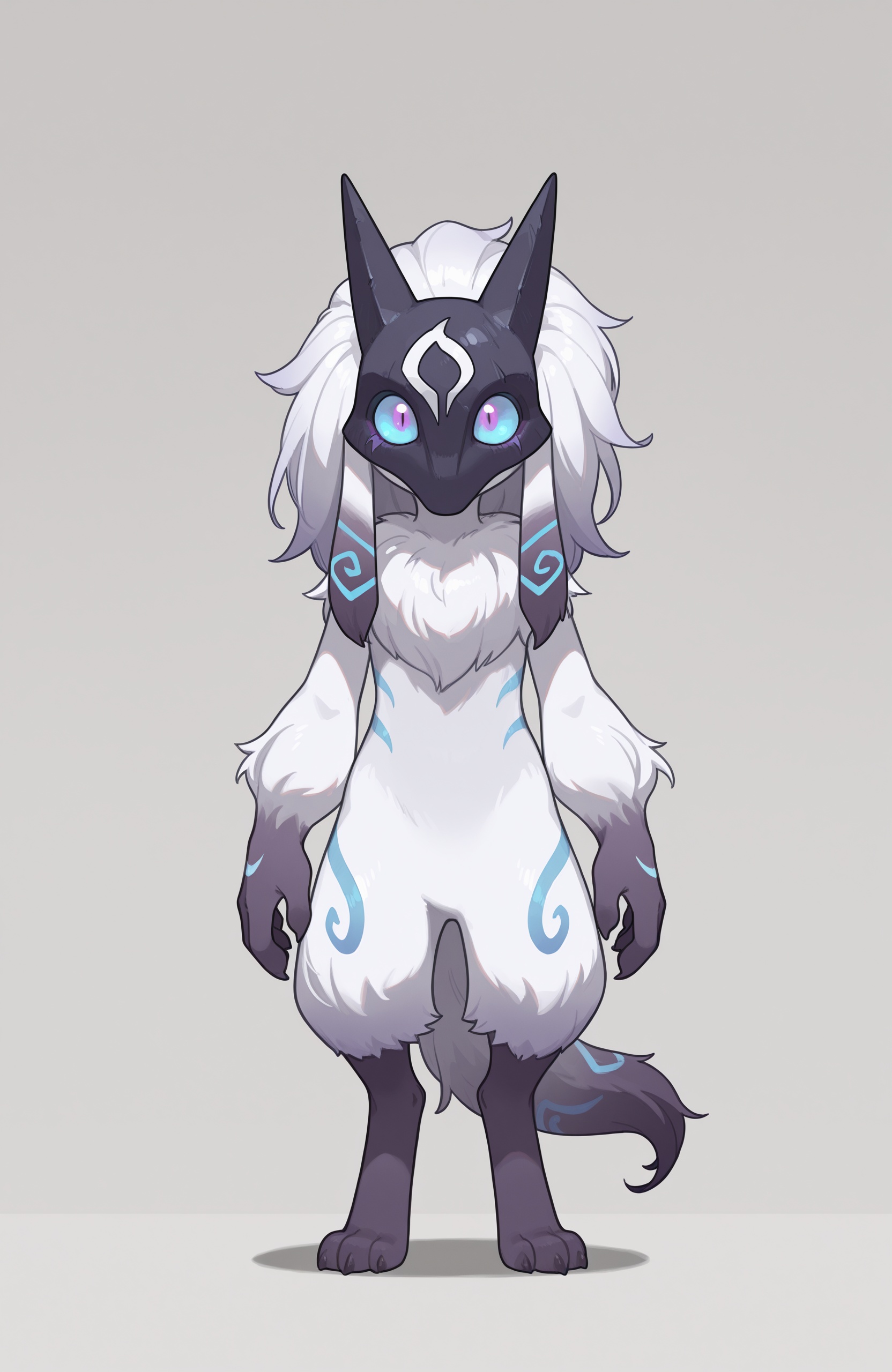 kindred \(lol\),  league of legends,  furry female on Tensor.Art