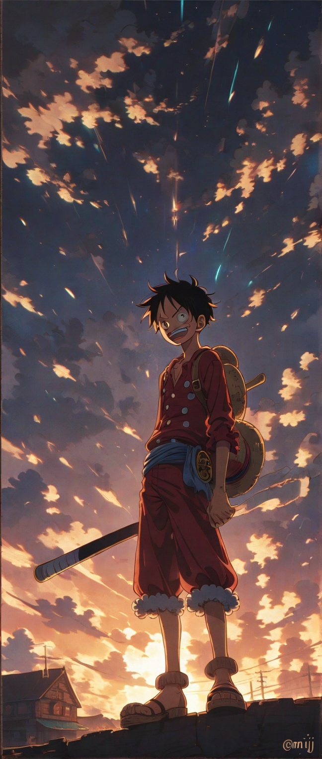 one piece anime,  luffy,  niji6 on Tensor.Art