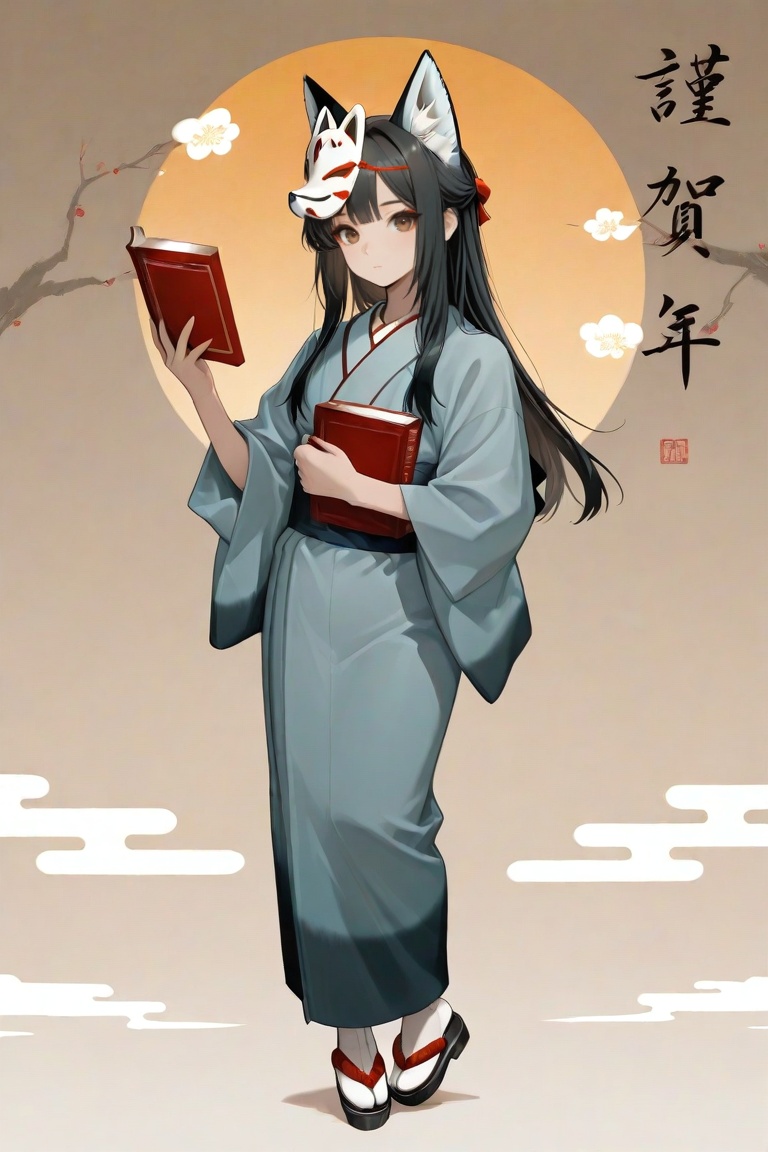 koka,  fox mask,  animal ears on Tensor.Art