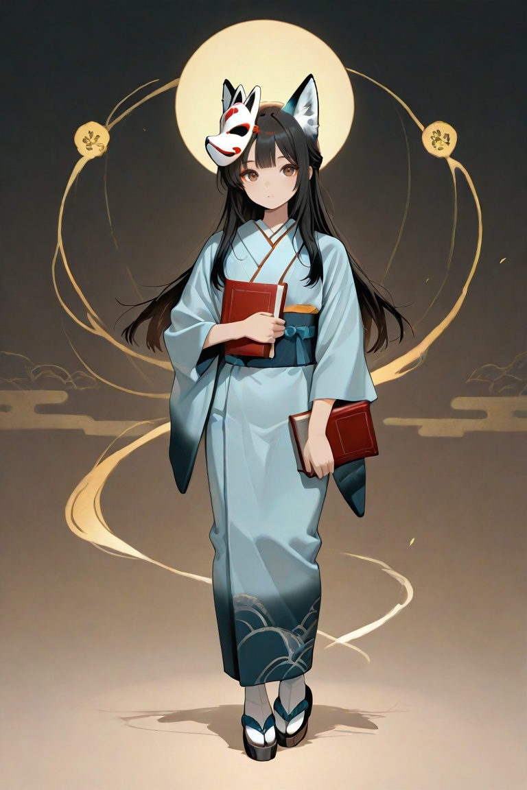 koka,  fox mask,  animal ears on Tensor.Art