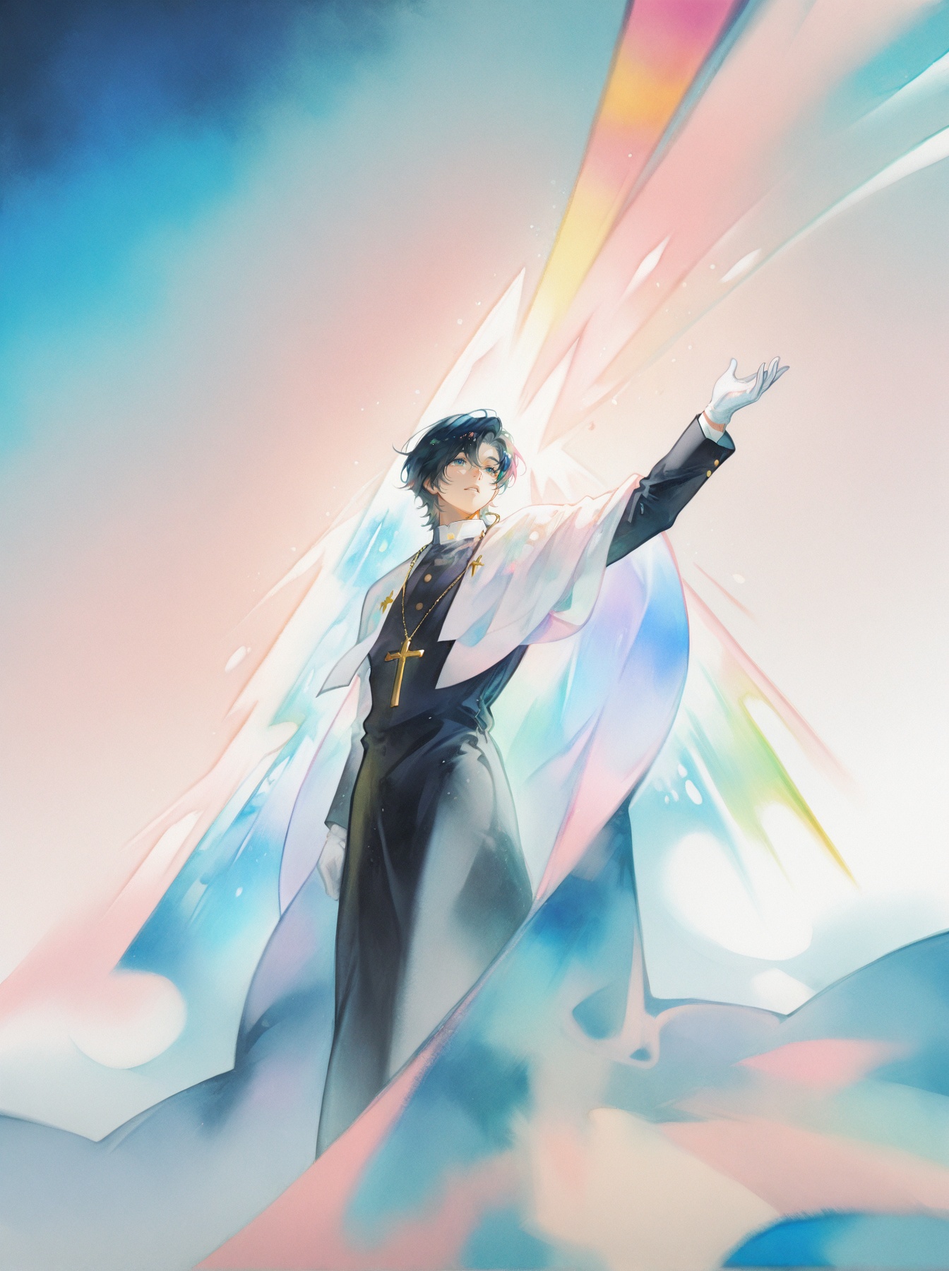 game cg,  light leaks,  highres on Tensor.Art