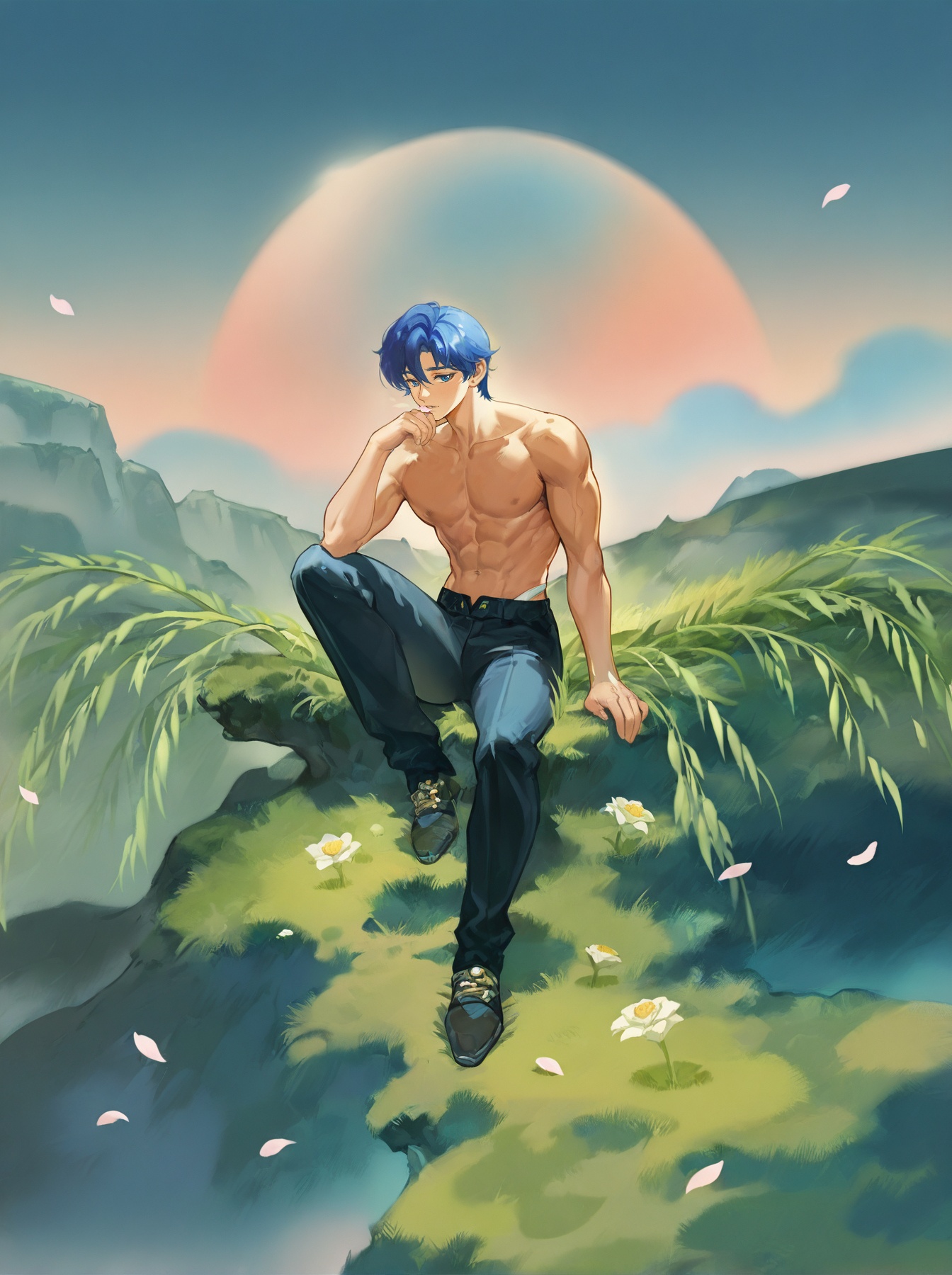 1boy,  male focus,  solo on Tensor.Art
