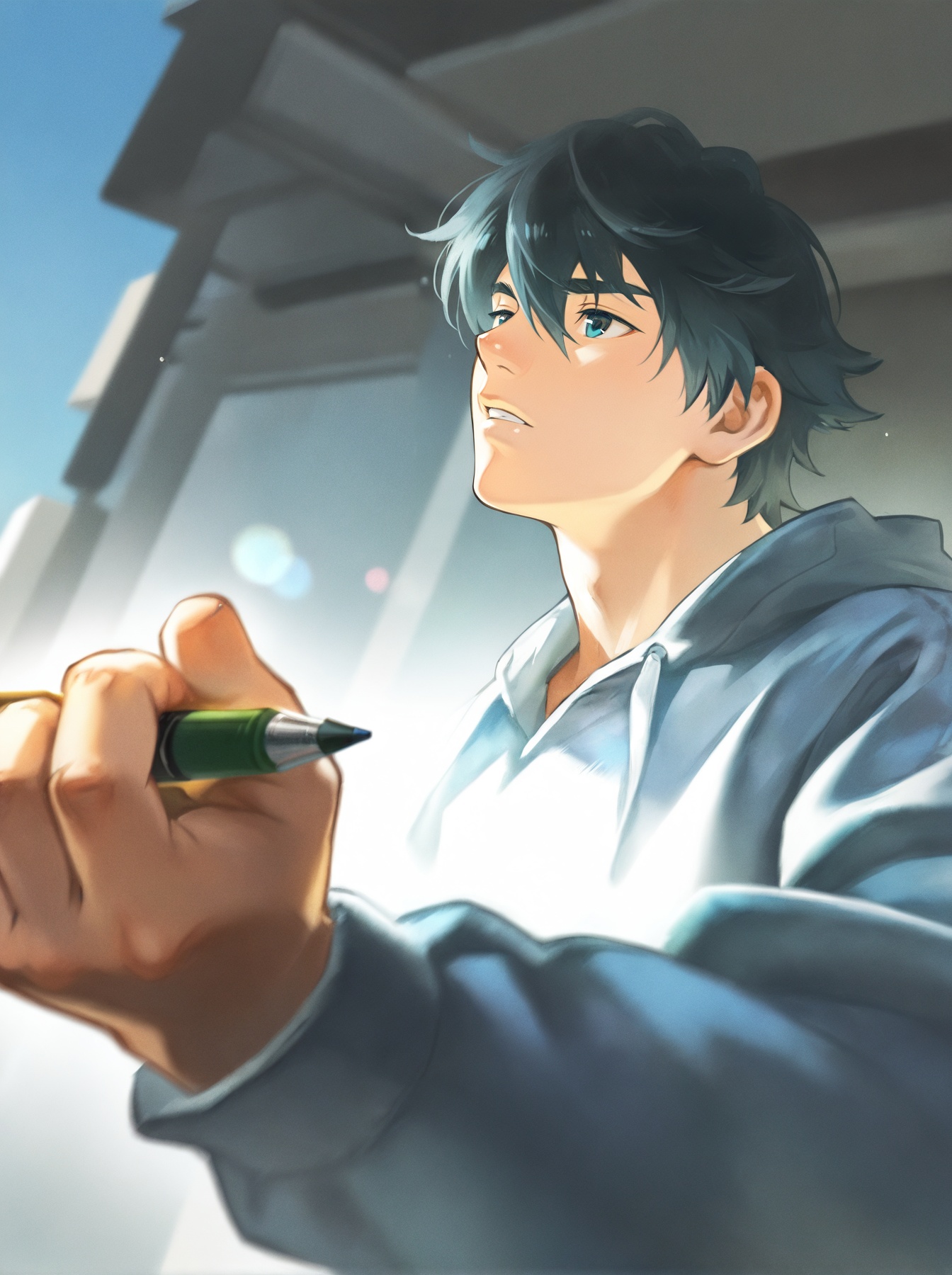 game cg,  light leaks,  highres on Tensor.Art