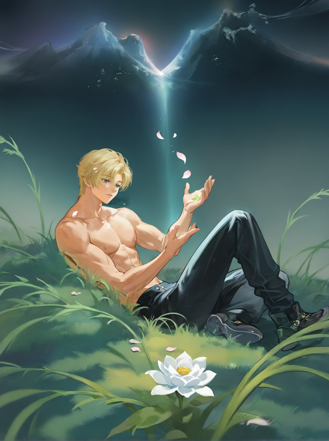 1boy,  male focus,  solo on Tensor.Art