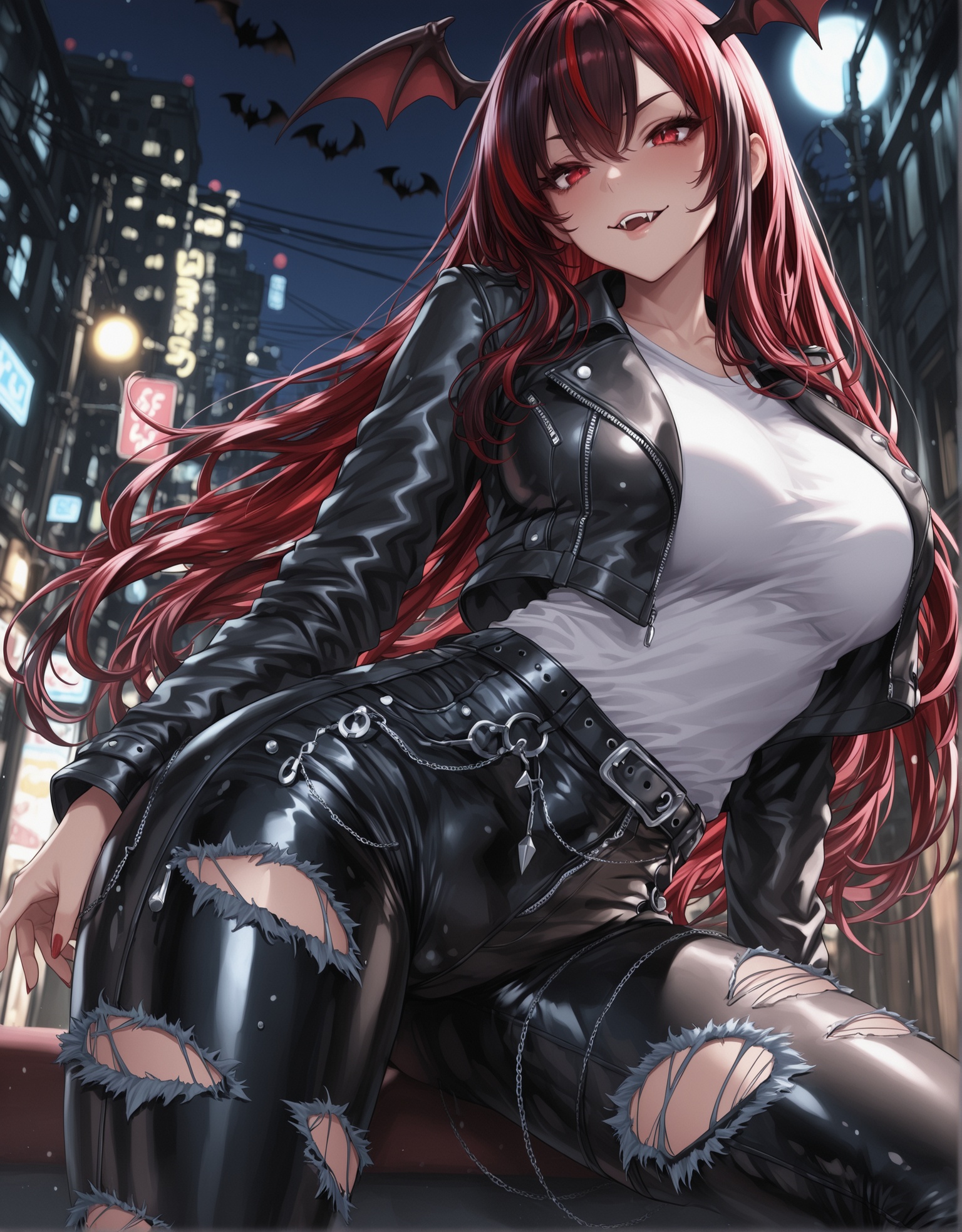 st004,  1girl,  red hair on Tensor.Art