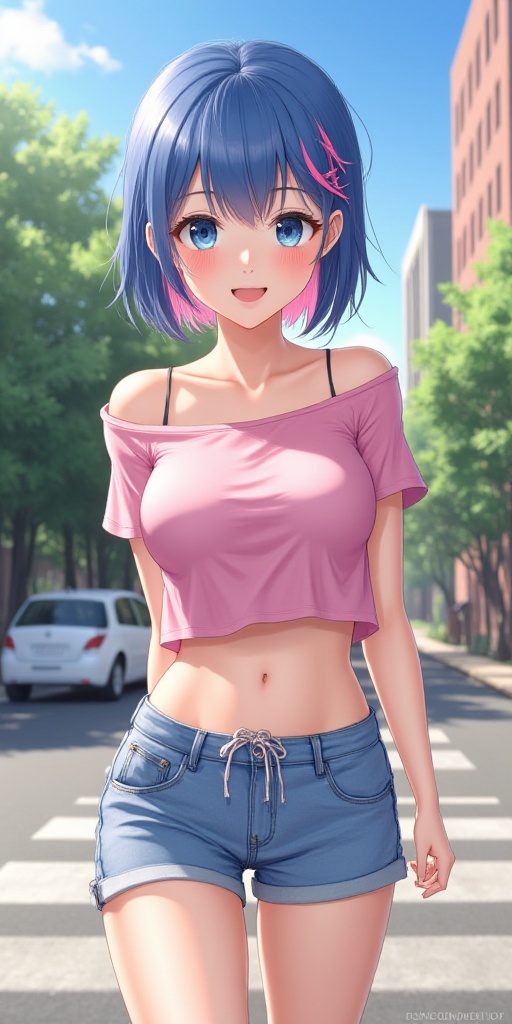 1girl,  solo,  breasts on Tensor.Art