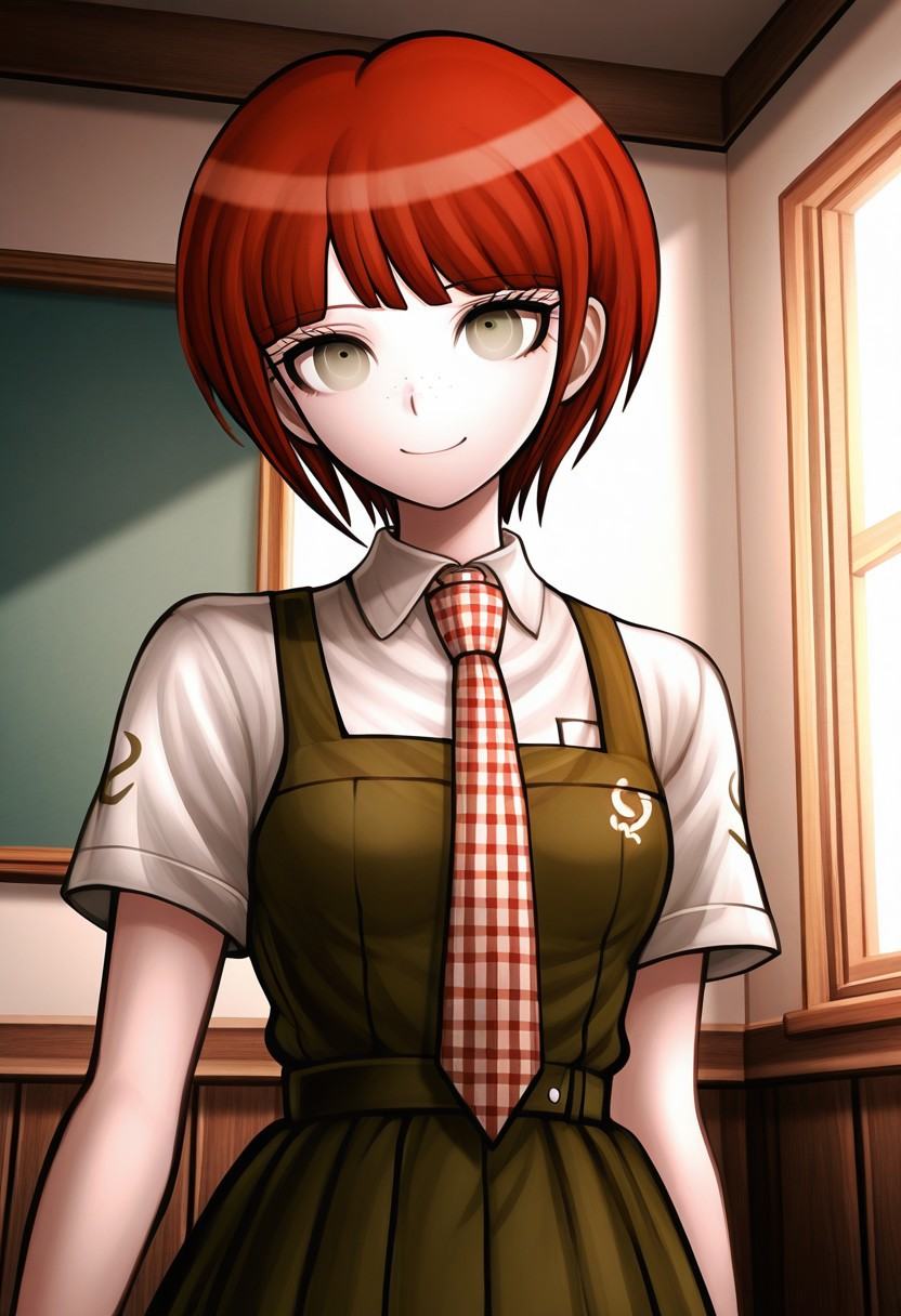 Mahiru Koizumi SDR2,  Mahiru Koizumi red hair,  short hair on Tensor.Art