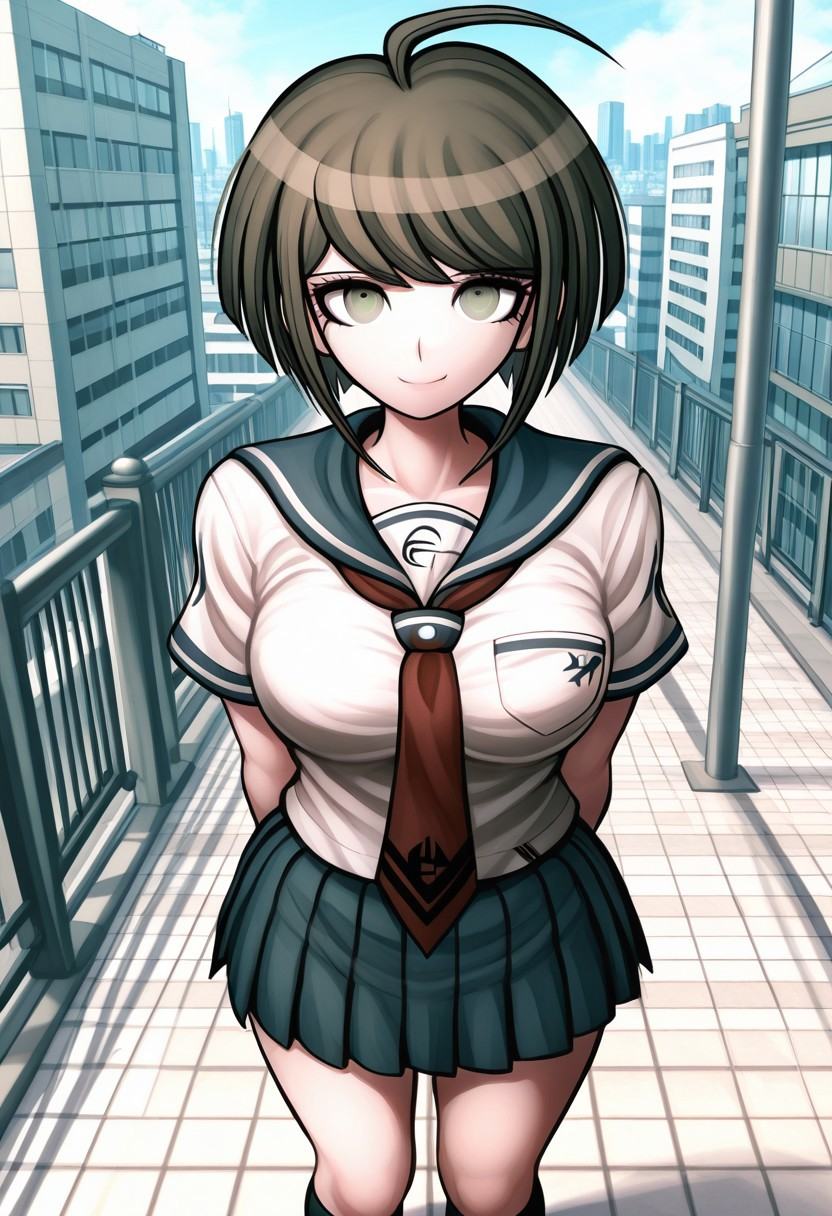 Komaru Naegi DRAE,  Komaru Naegi,  brown hair on Tensor.Art