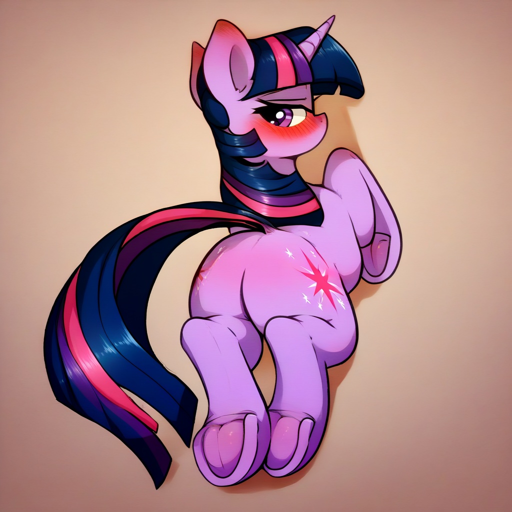 Prompt: score_5_up,  feral,  [Twilight Sparkle] on Tensor.Art