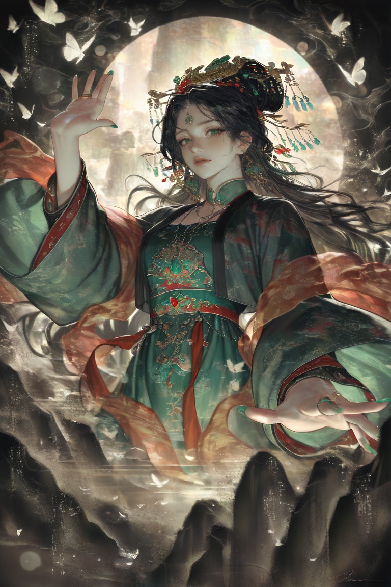 1girl,  solo,  long hair on Tensor.Art