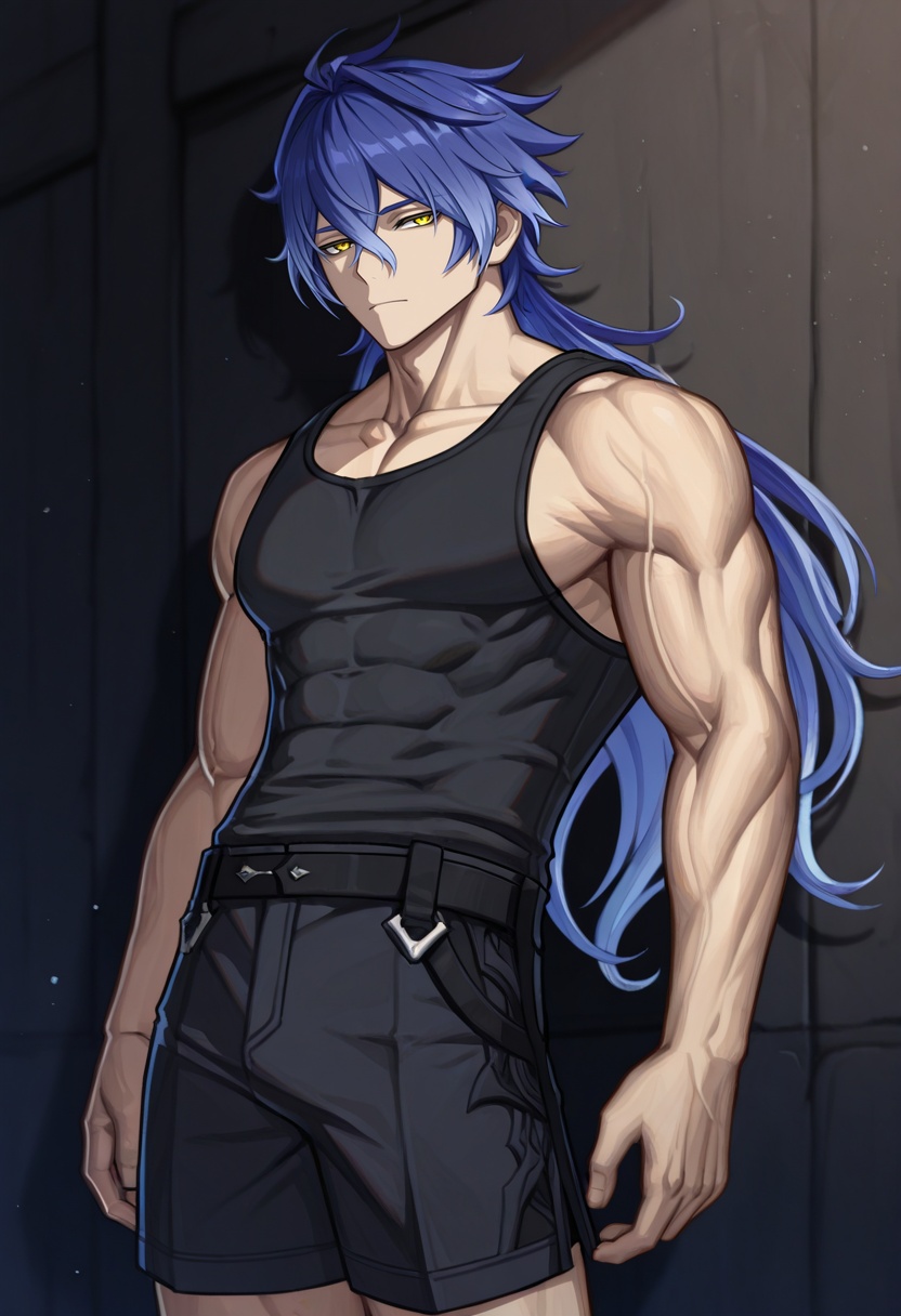 1boy,  solo,  muscular male on Tensor.Art