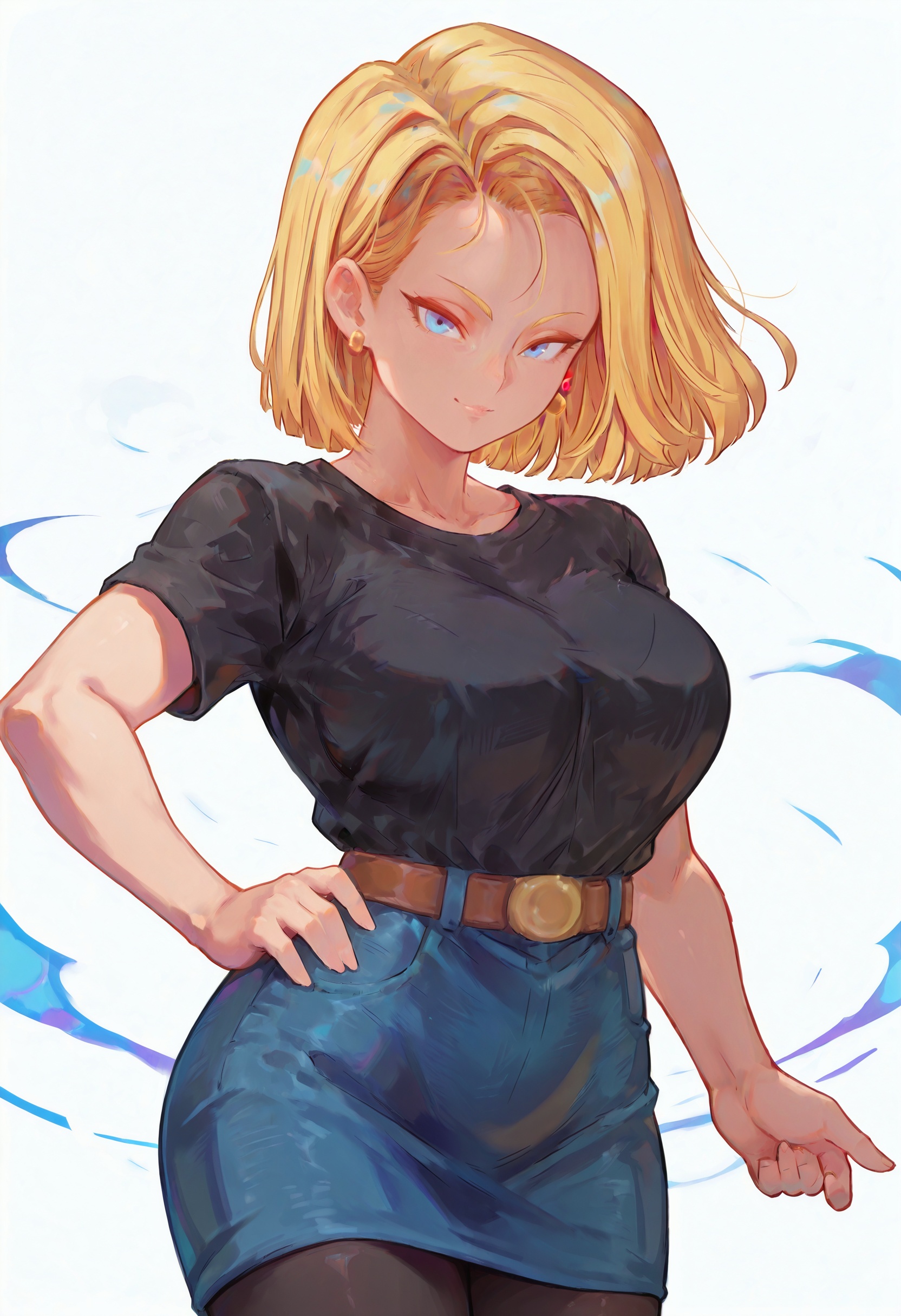 1girl,  android 18,  solo on Tensor.Art