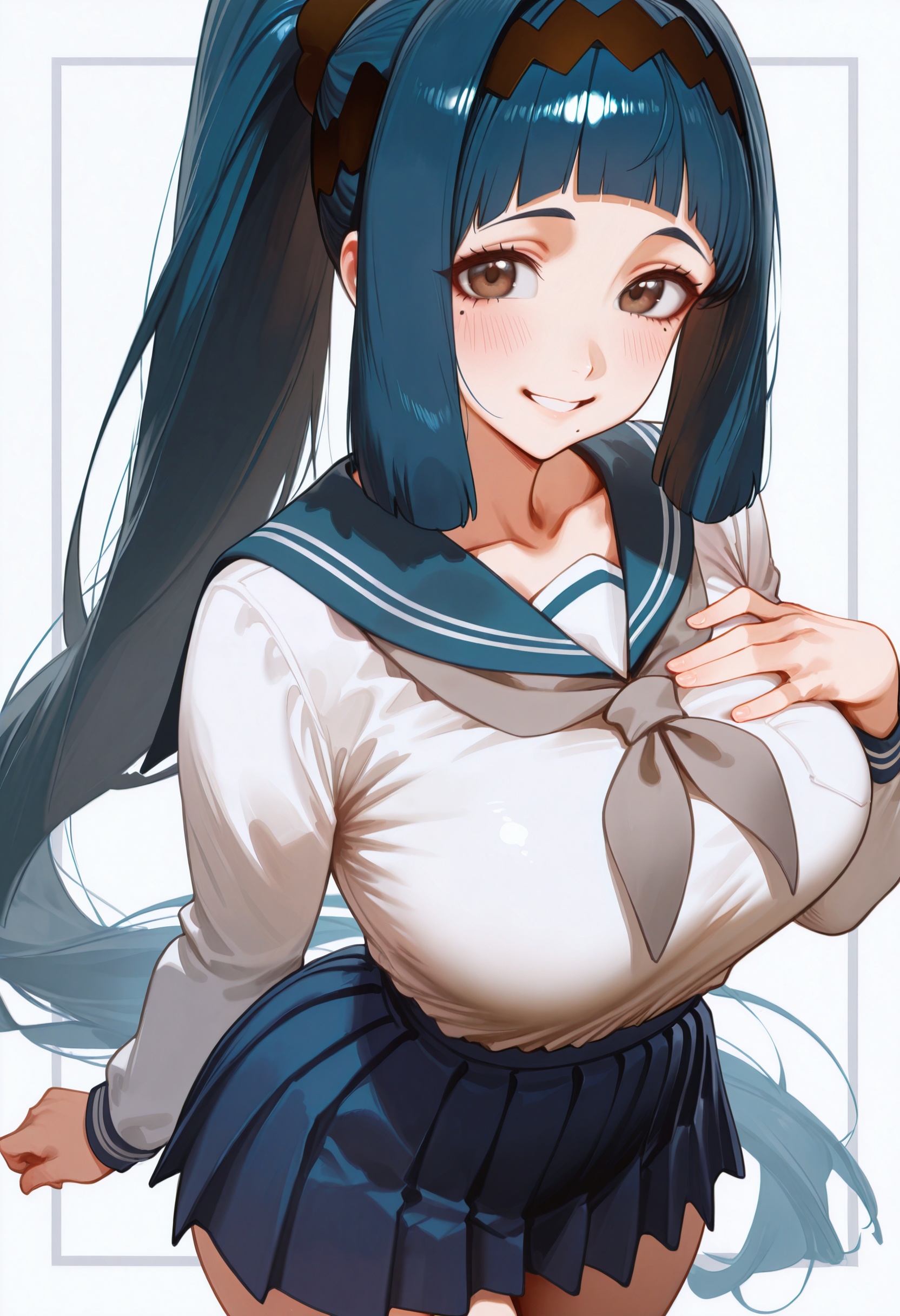 1girl,  solo,  large breasts on Tensor.Art