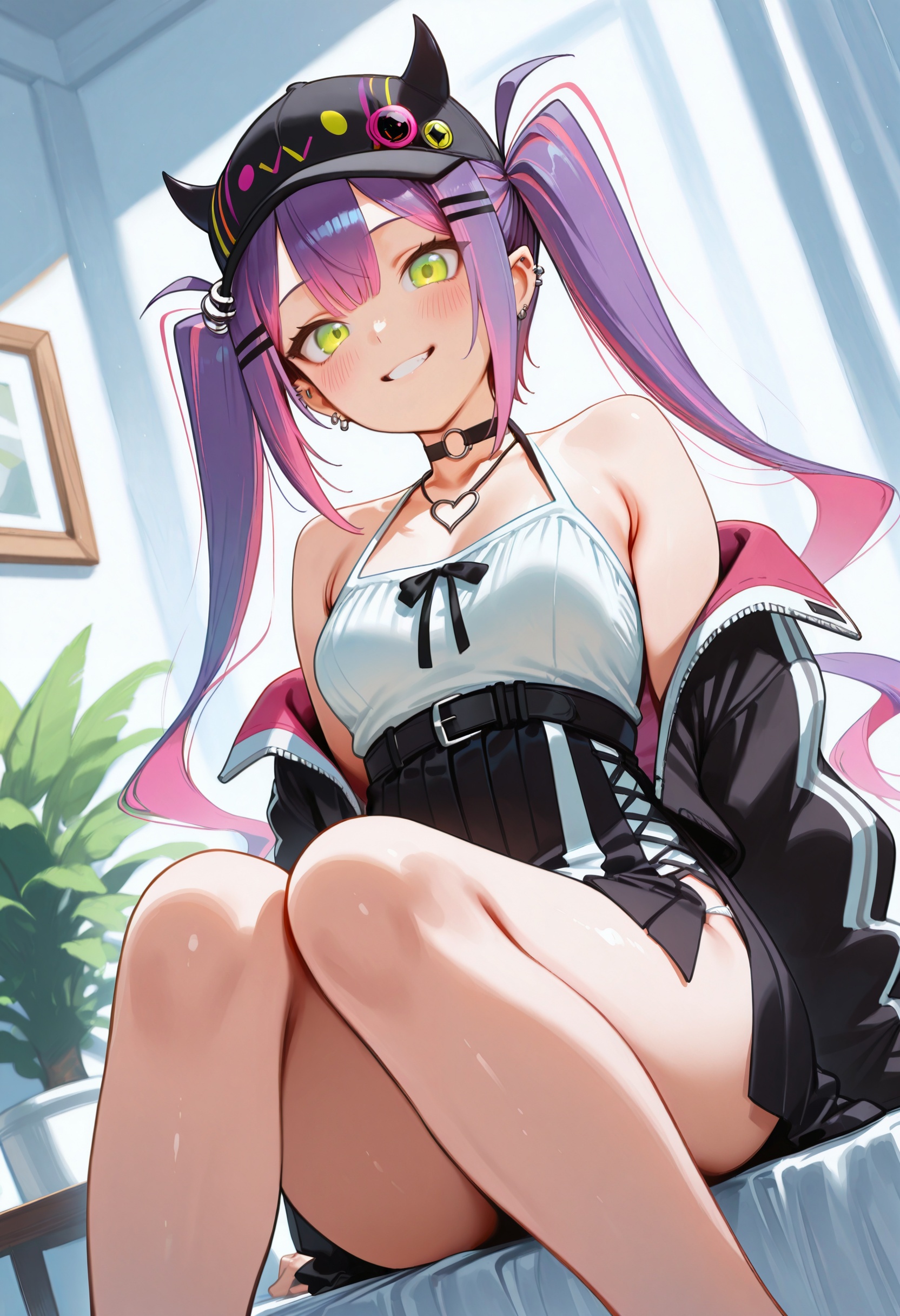 1girl,  solo,  tokoyami towa on Tensor.Art