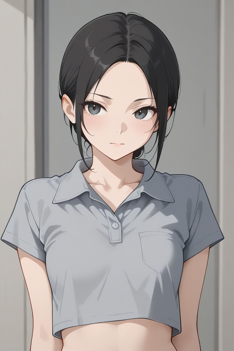 dancinggirl,  black hair,  slender on Tensor.Art