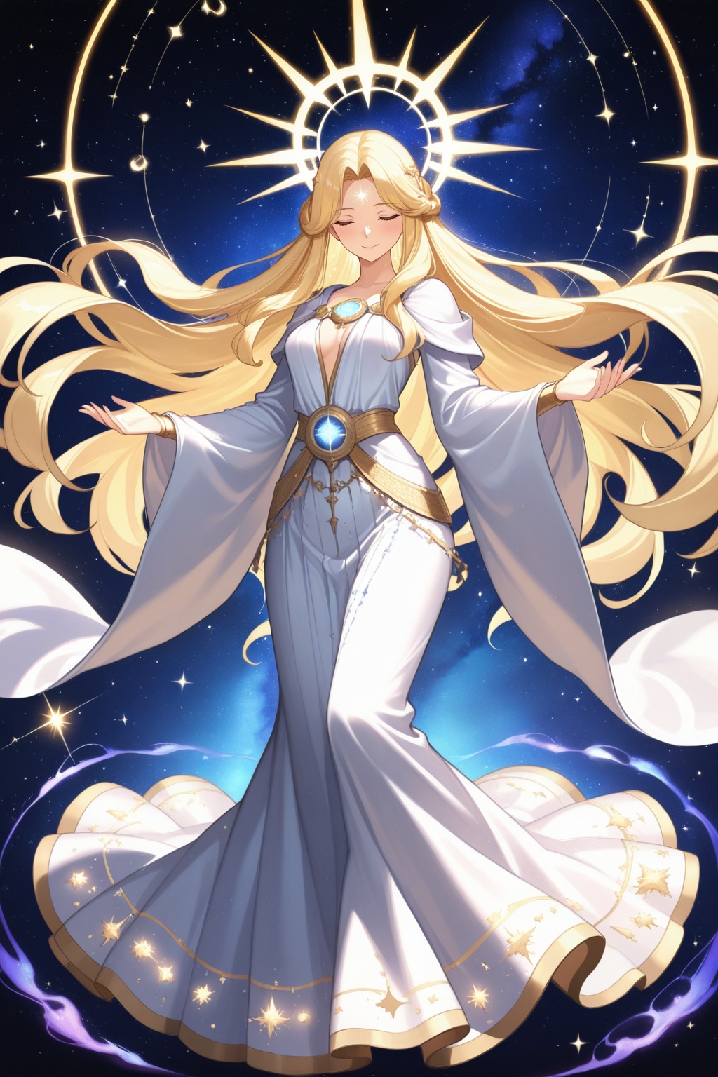 1girl,  goddess,  celestial on Tensor.Art