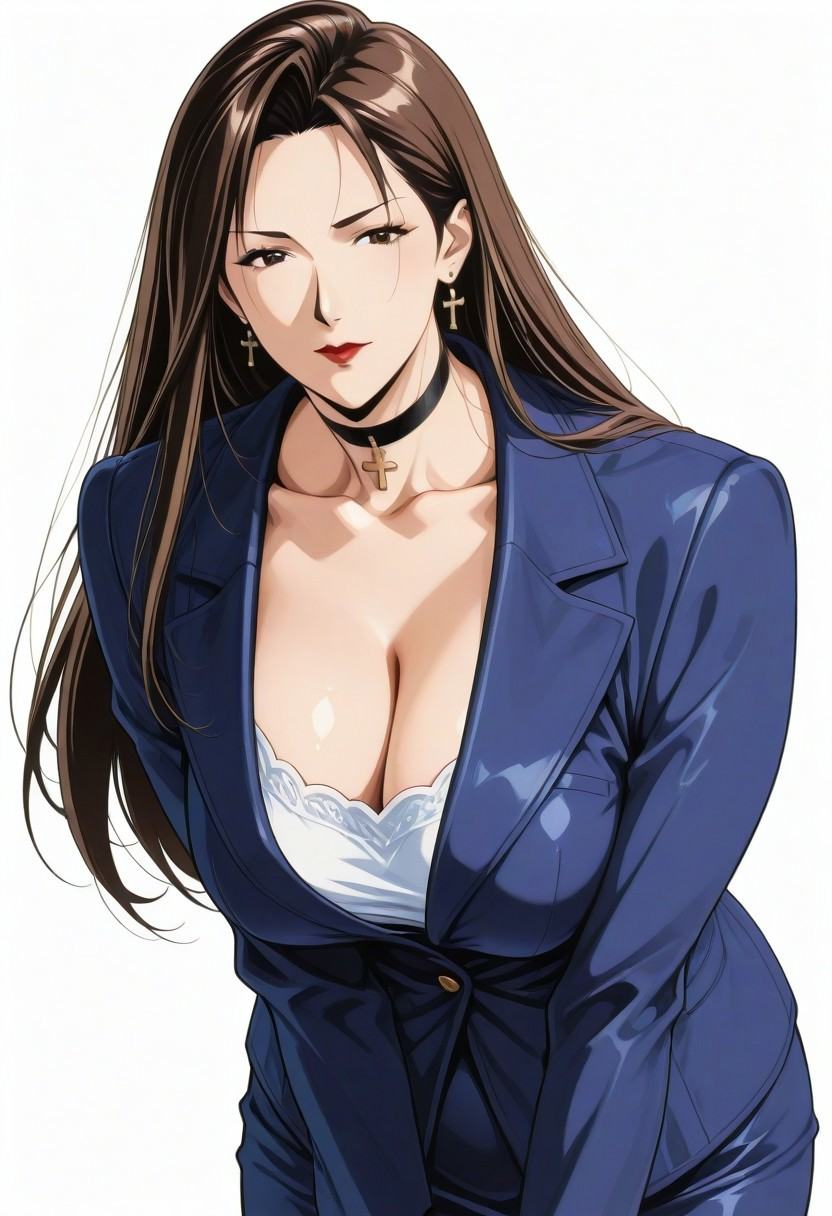 himuro,  solo,  (elegant confident mature female on Tensor.Art