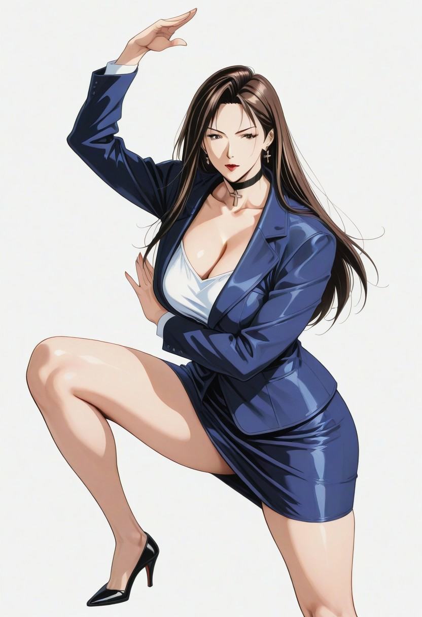 himuro,  solo,  (elegant confident mature female on Tensor.Art
